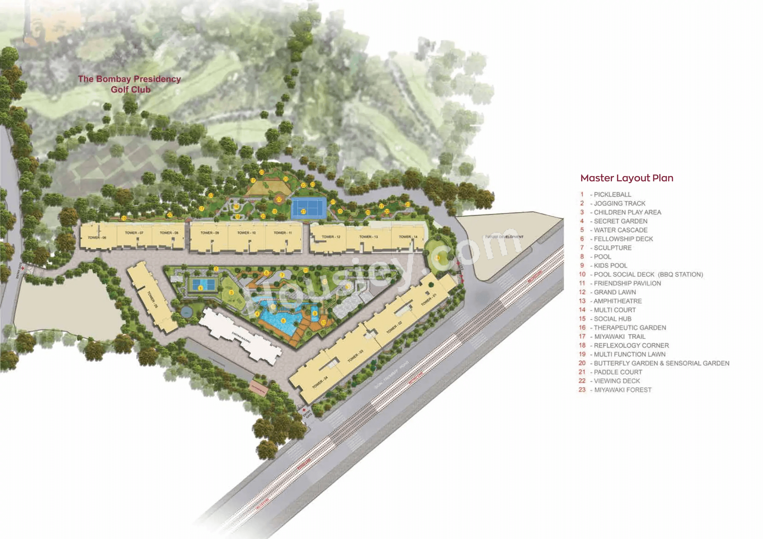 House of Hiranandani Maitri Park Master Plan