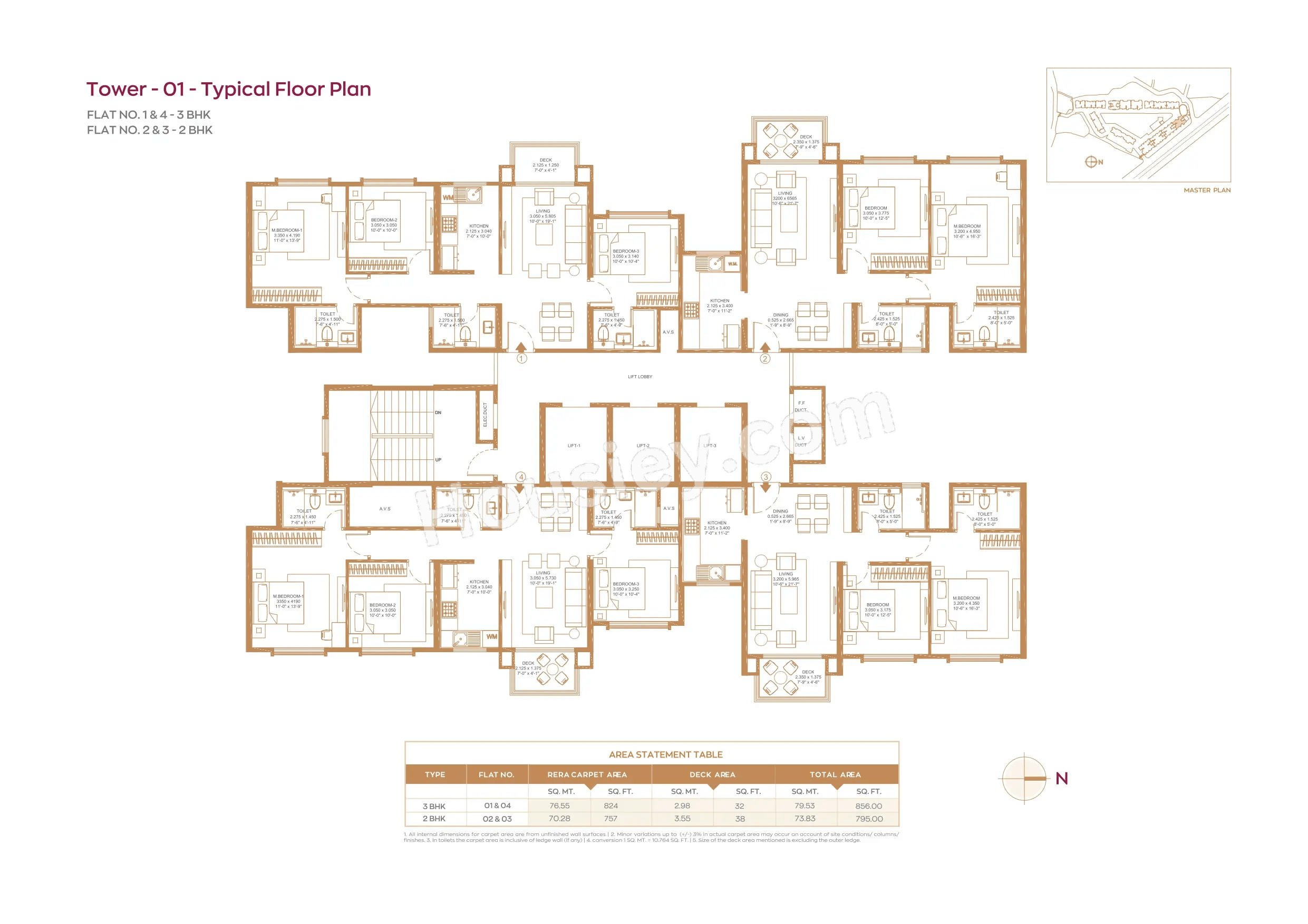 House of Hiranandani Maitri Park Floor plan 1