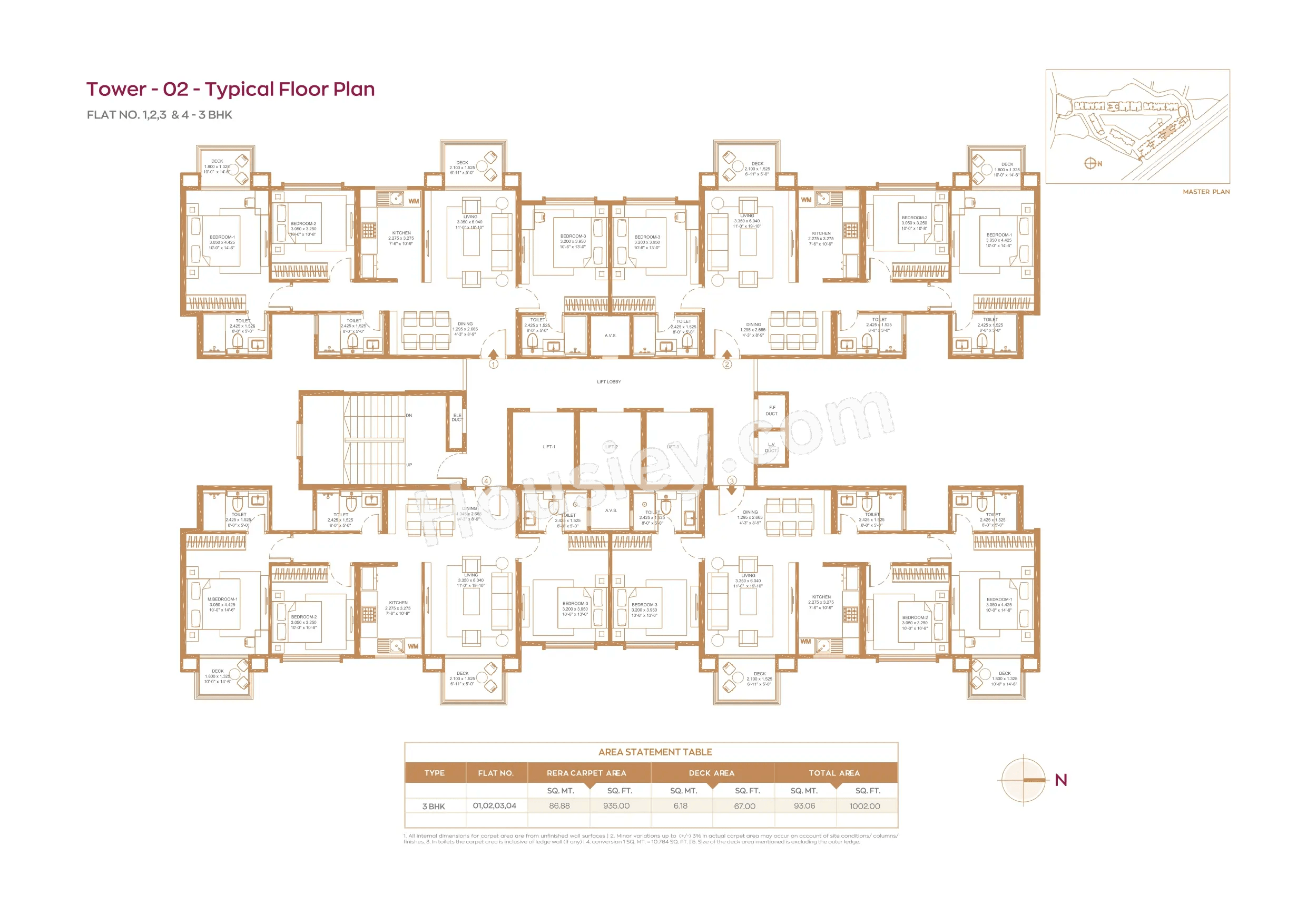 House of Hiranandani Maitri Park Floor plan 2