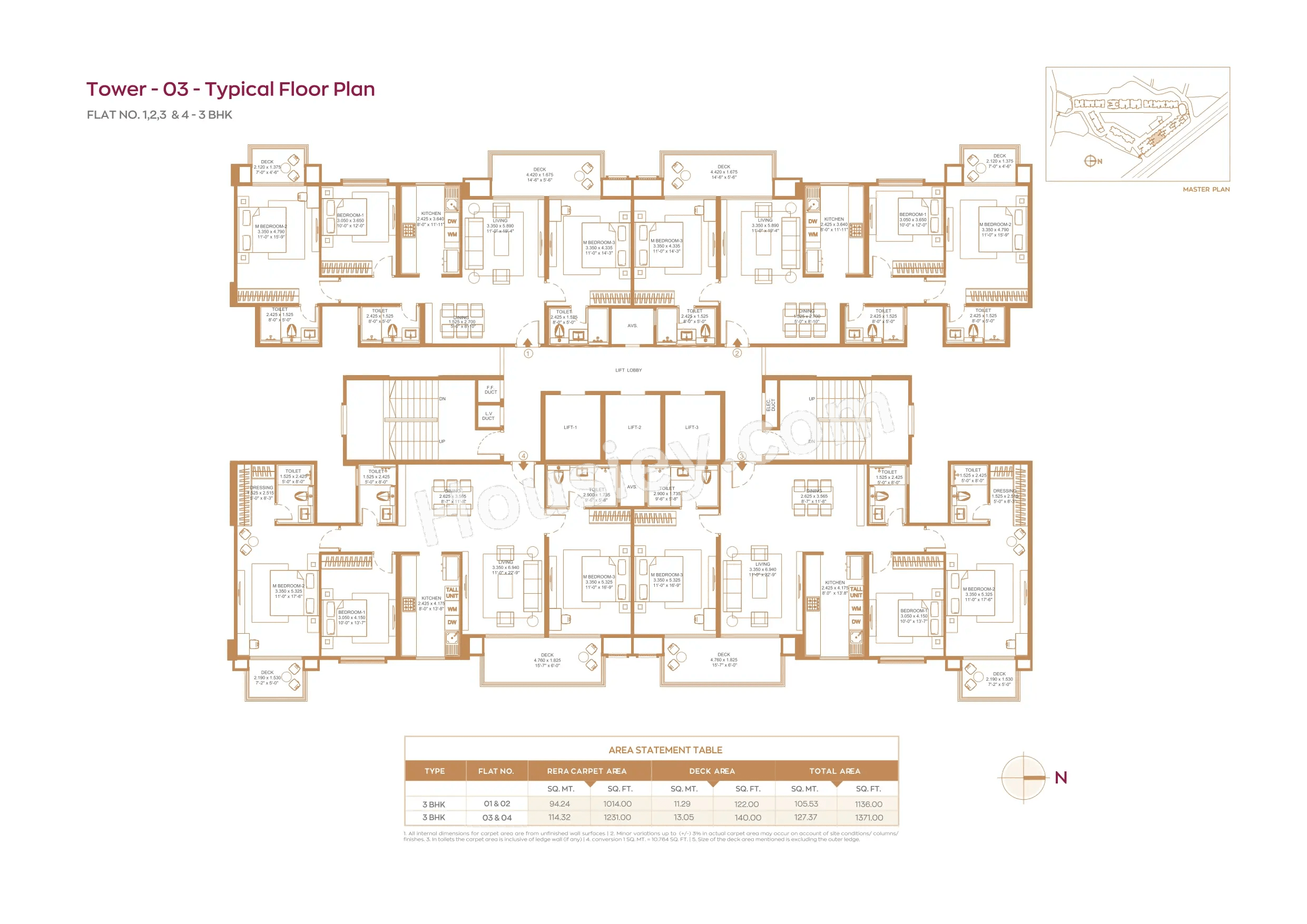 House of Hiranandani Maitri Park Floor plan 3