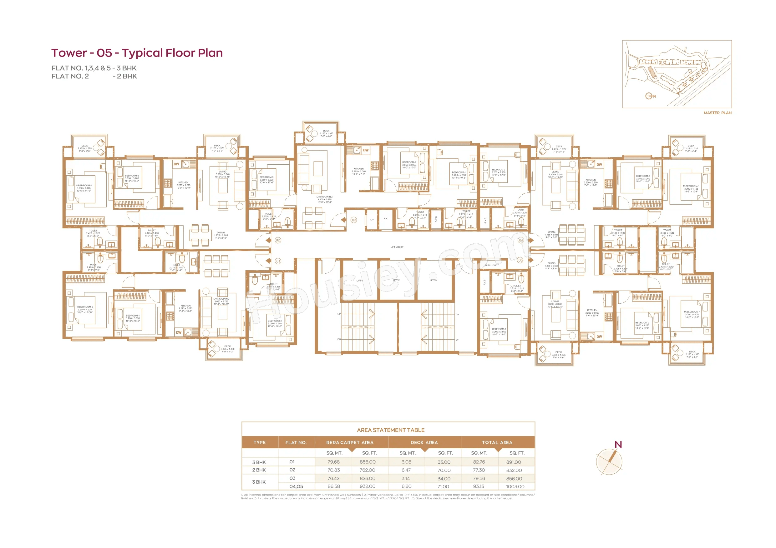 House of Hiranandani Maitri Park Floor plan 5