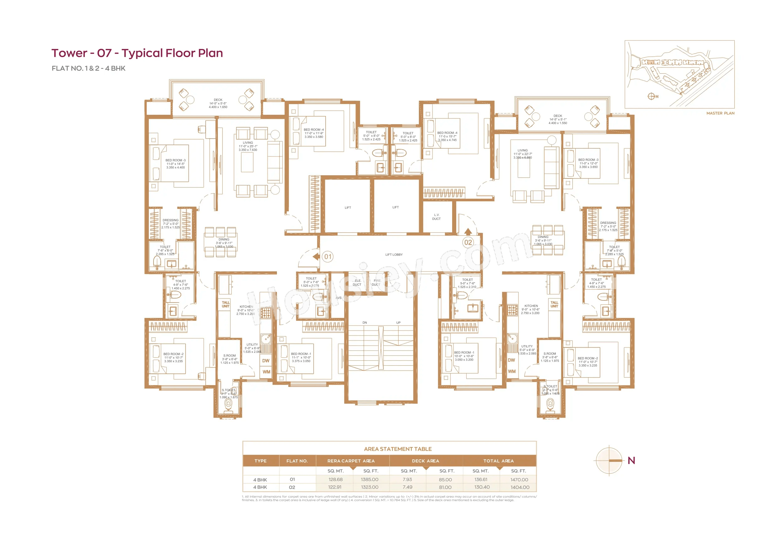 House of Hiranandani Maitri Park Floor plan 7