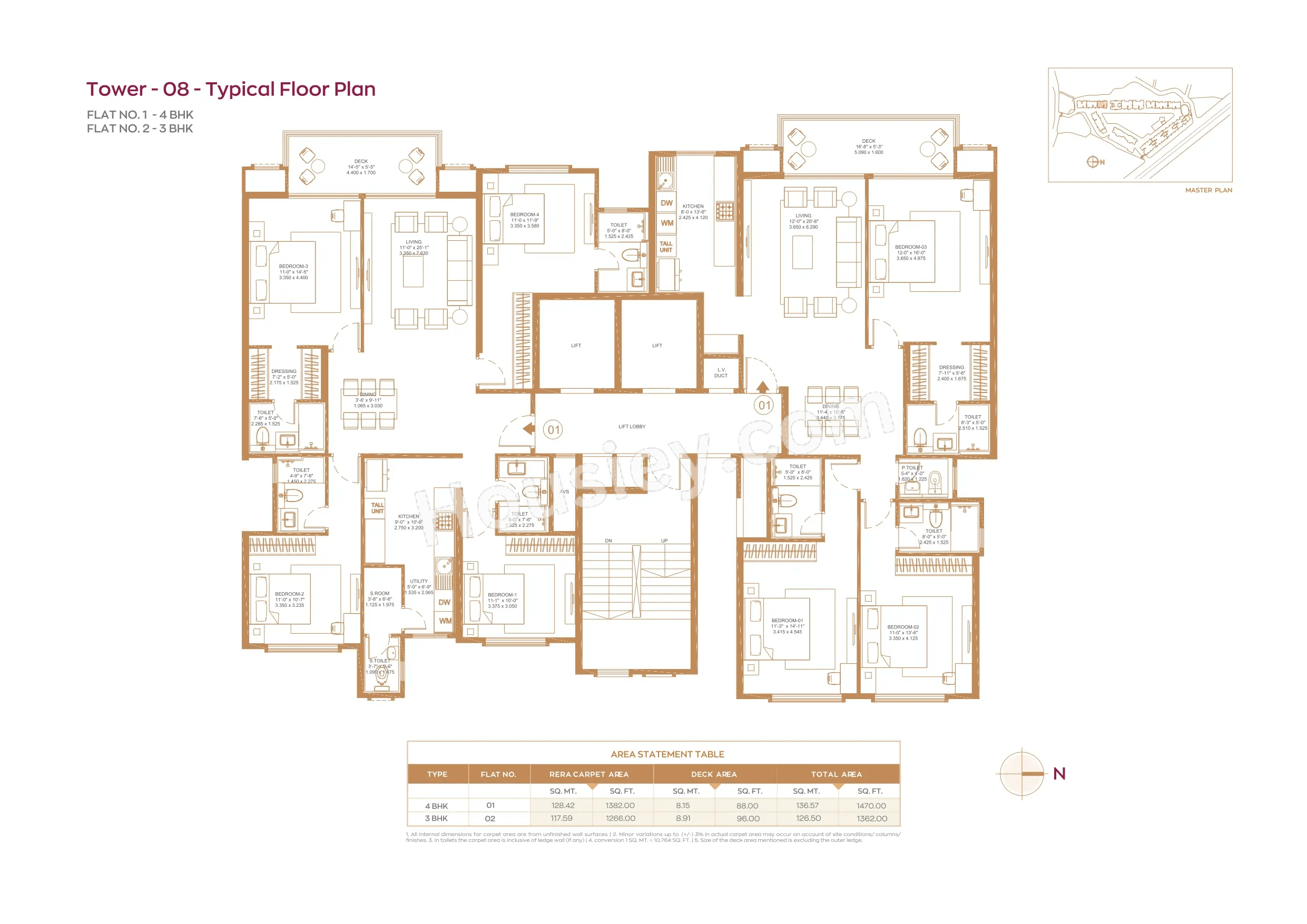 House of Hiranandani Maitri Park Floor plan 8