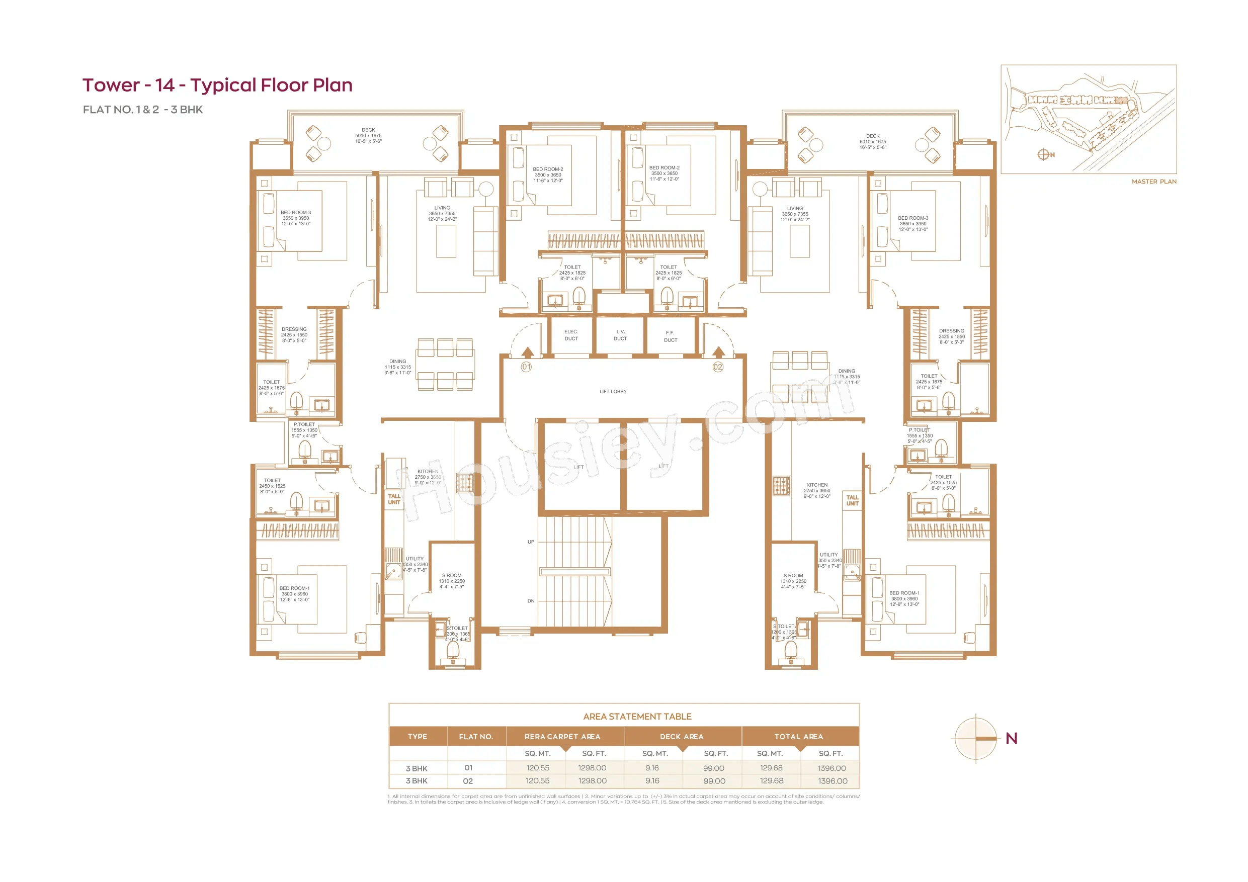 House of Hiranandani Maitri Park Floor plan 13