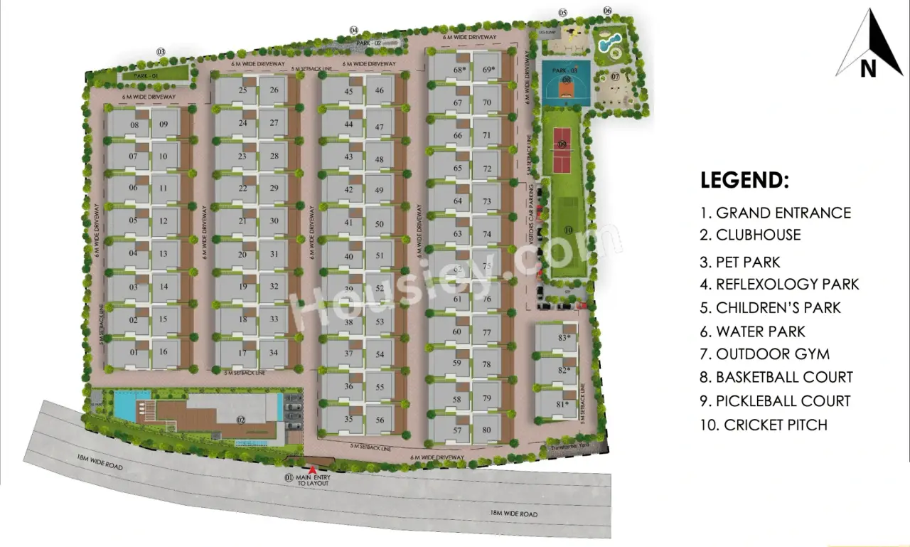 HPR Shades Of Green Master Plan