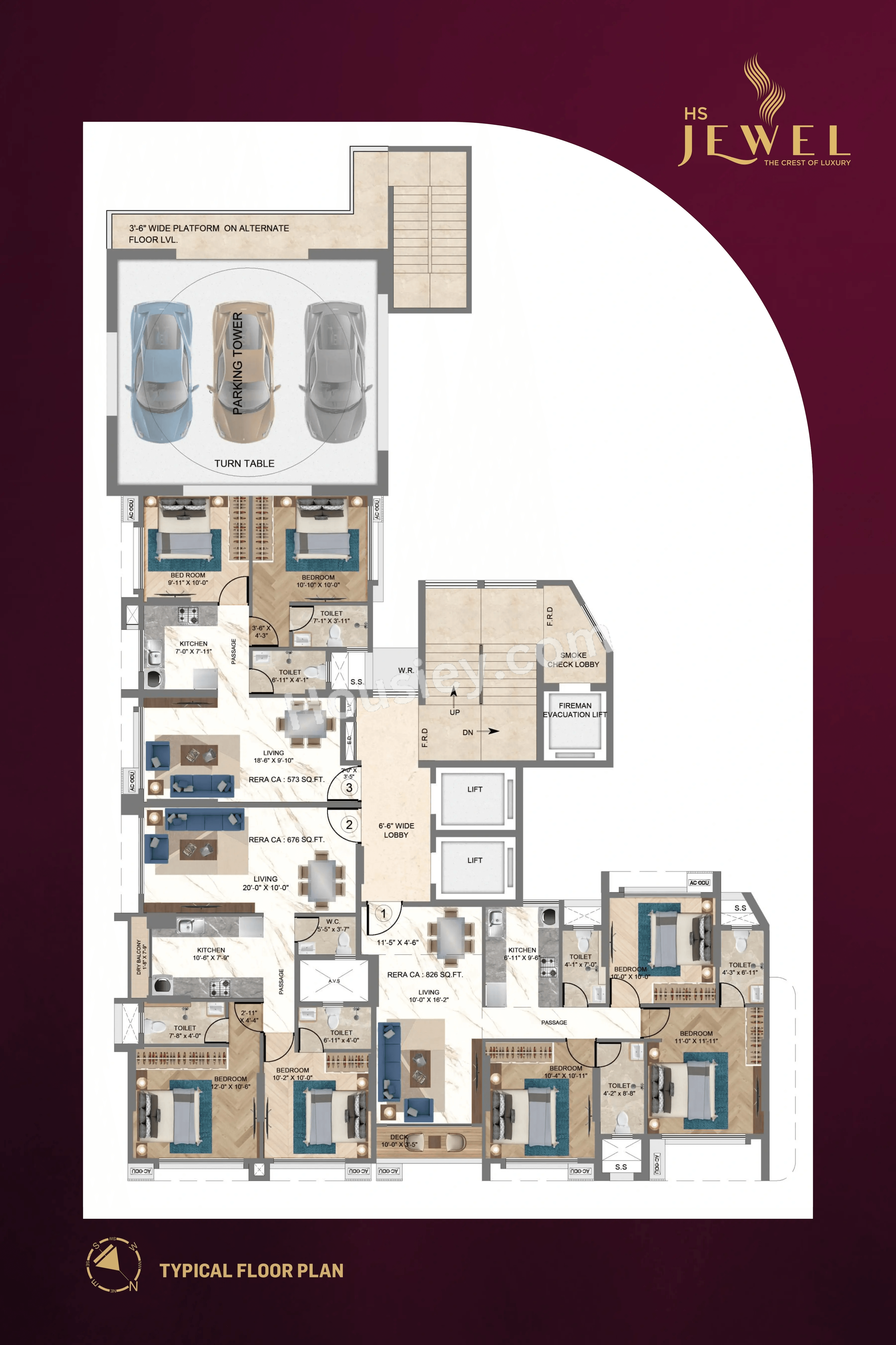 HS Jewel Floor Plan