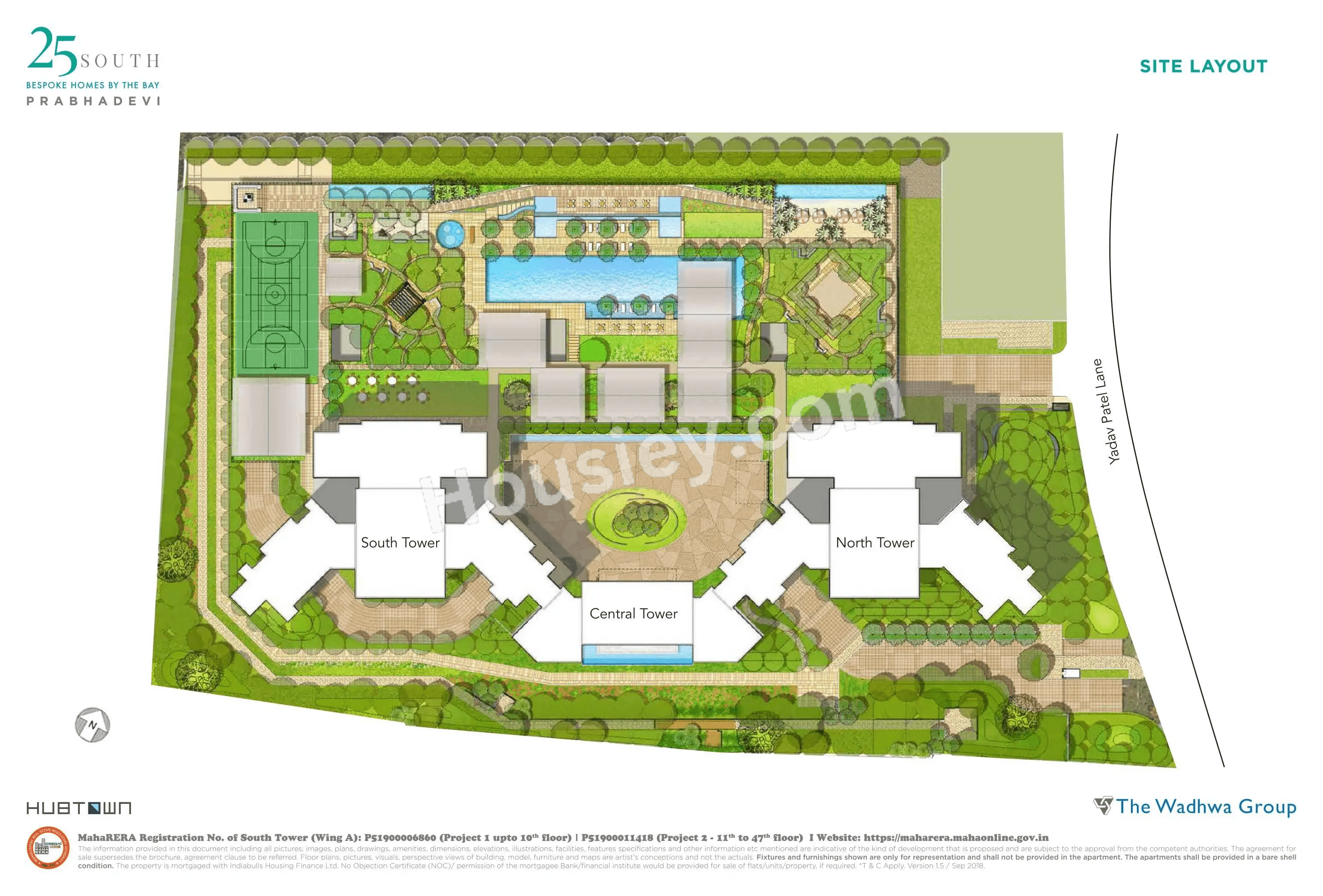 Hubtown 25 South Floor plan 1