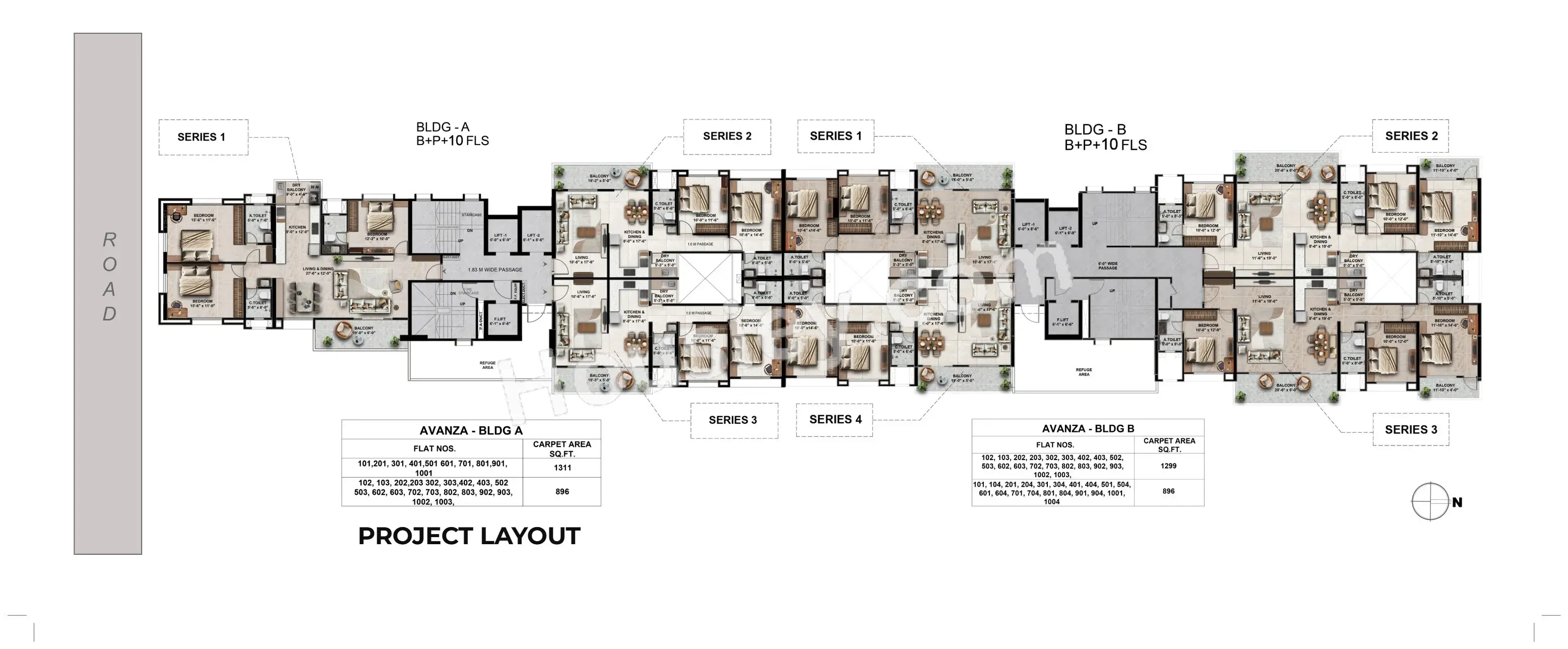 Icon Avanza Floor plan 1
