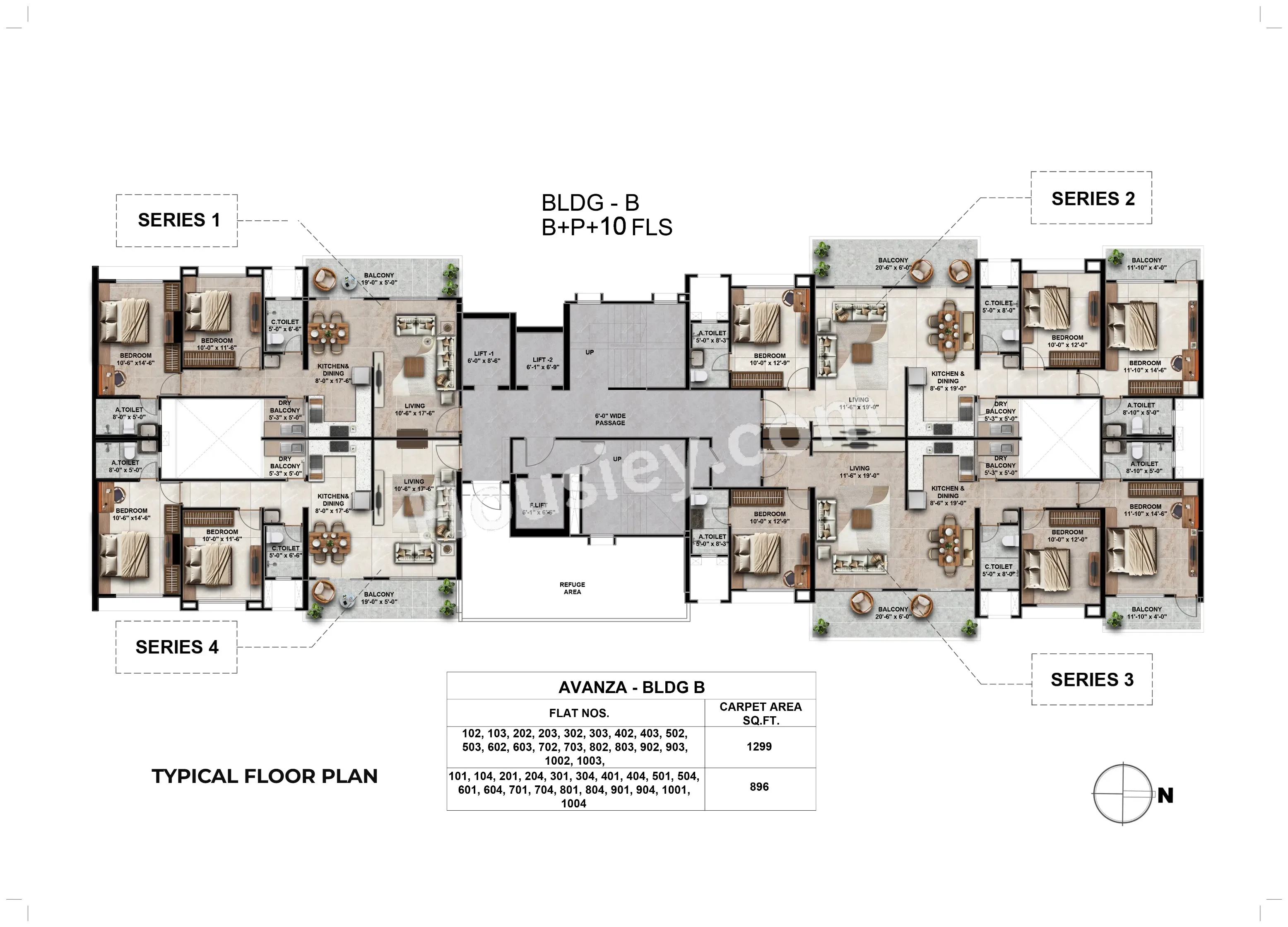 Icon Avanza Floor plan 3