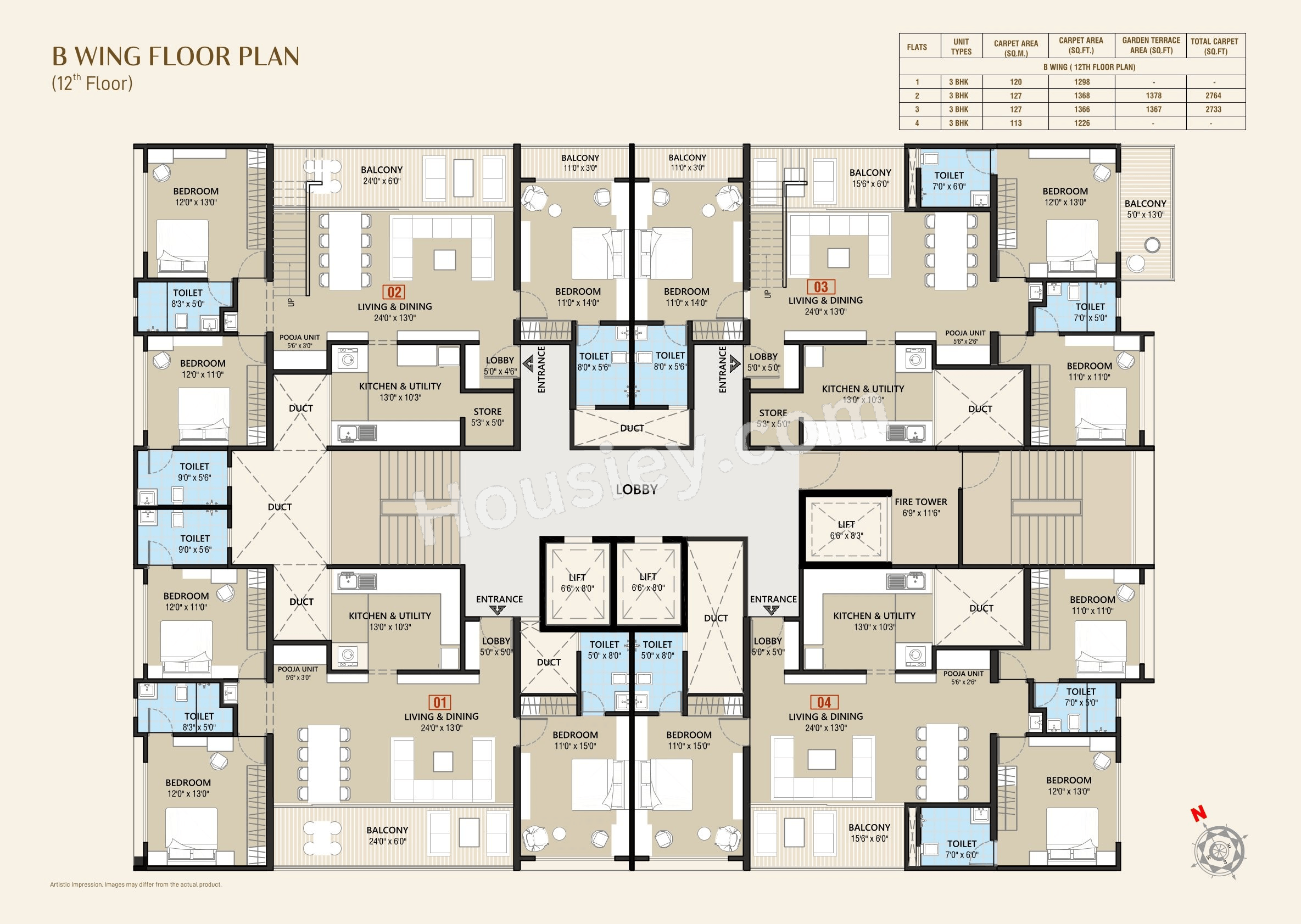 Iconic 5 Senses iLife Floor plan 2