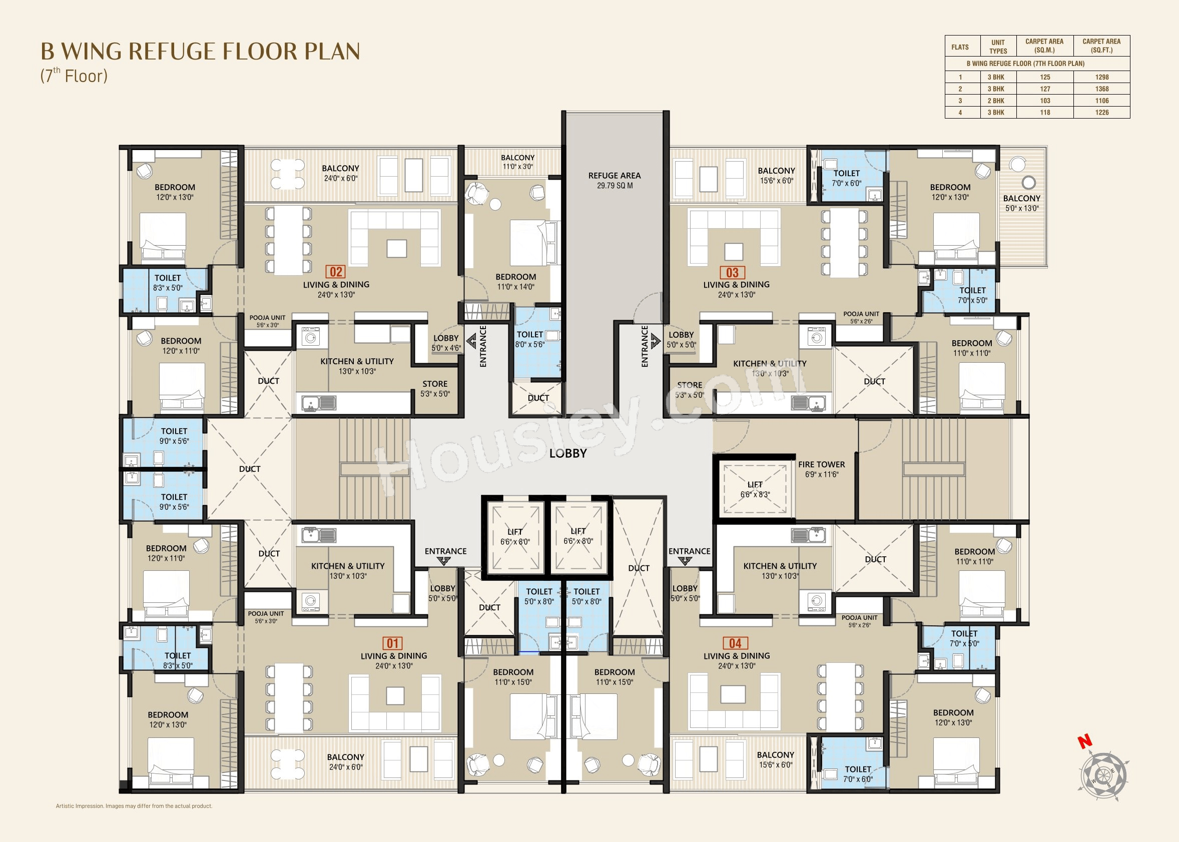 Iconic 5 Senses iLife Floor plan 3