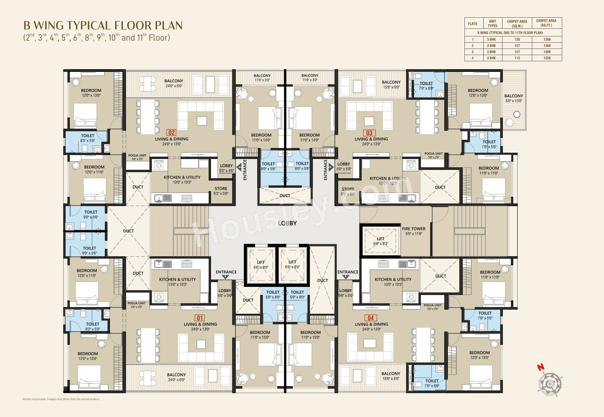 Iconic 5 Senses iLife Floor plan 4