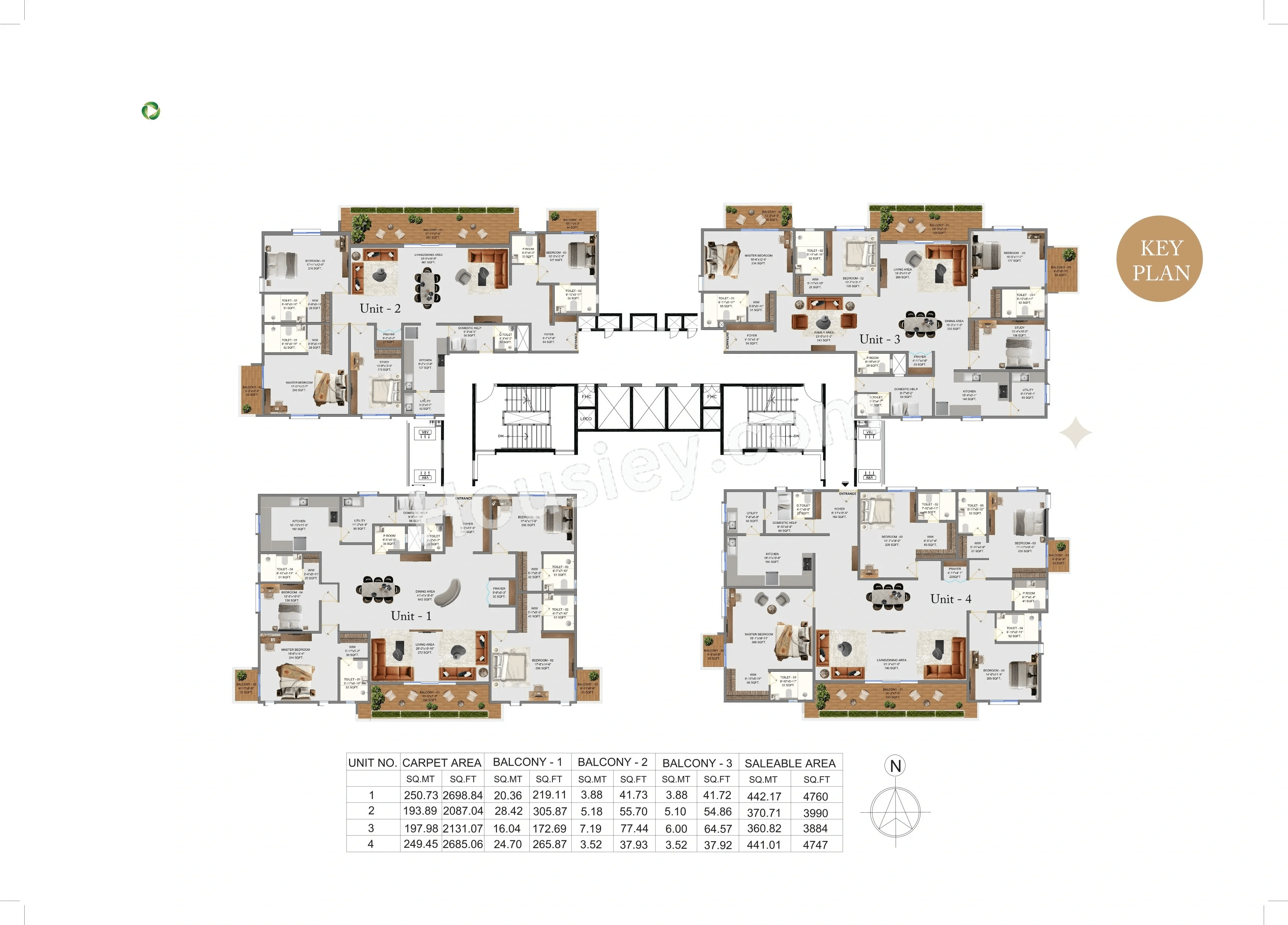 Incor Carmel Heights Floor Plan