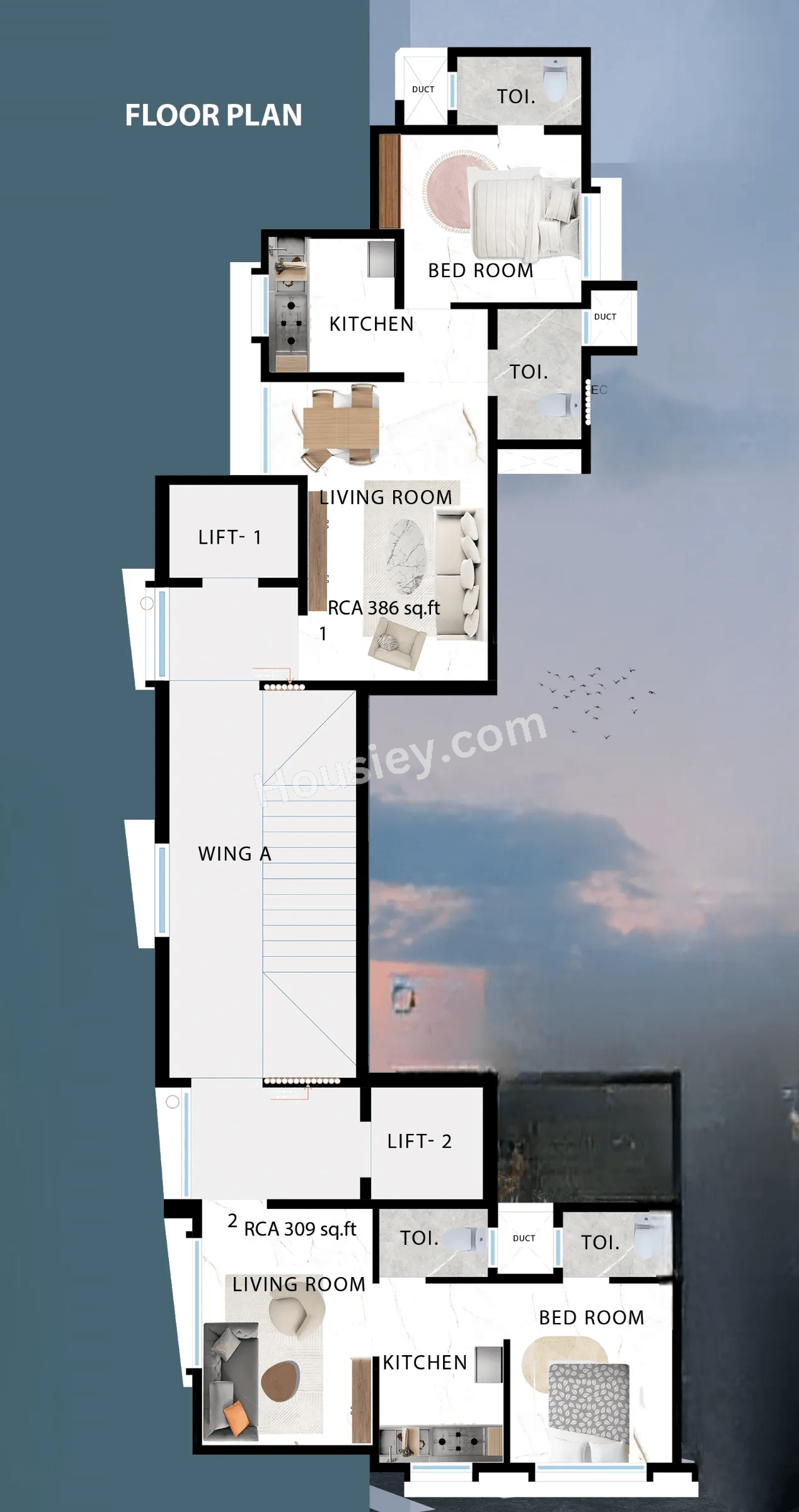 Indo Ashtha Sharon Floor Plan
