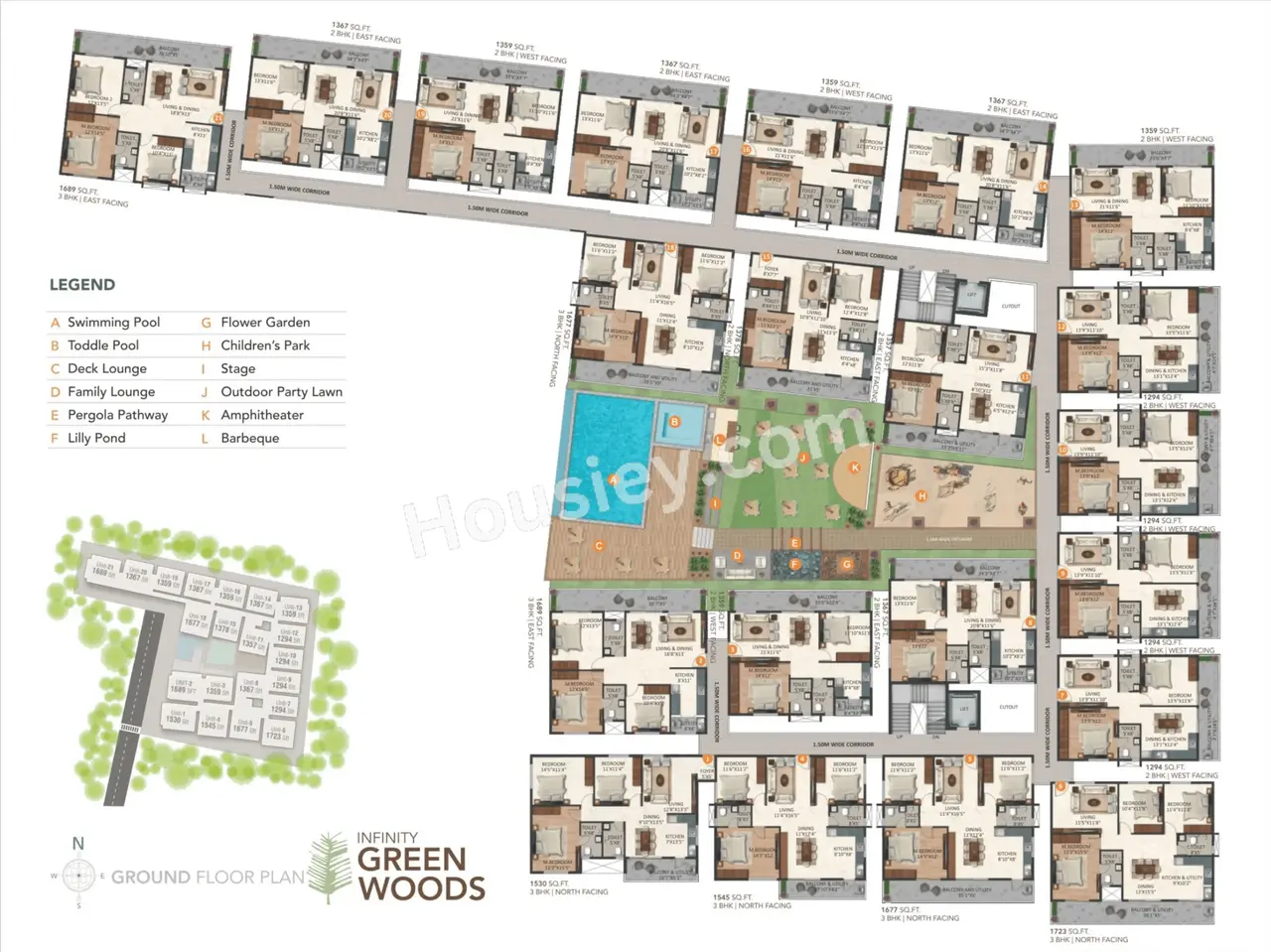Infinity Green Woods Floor Plan