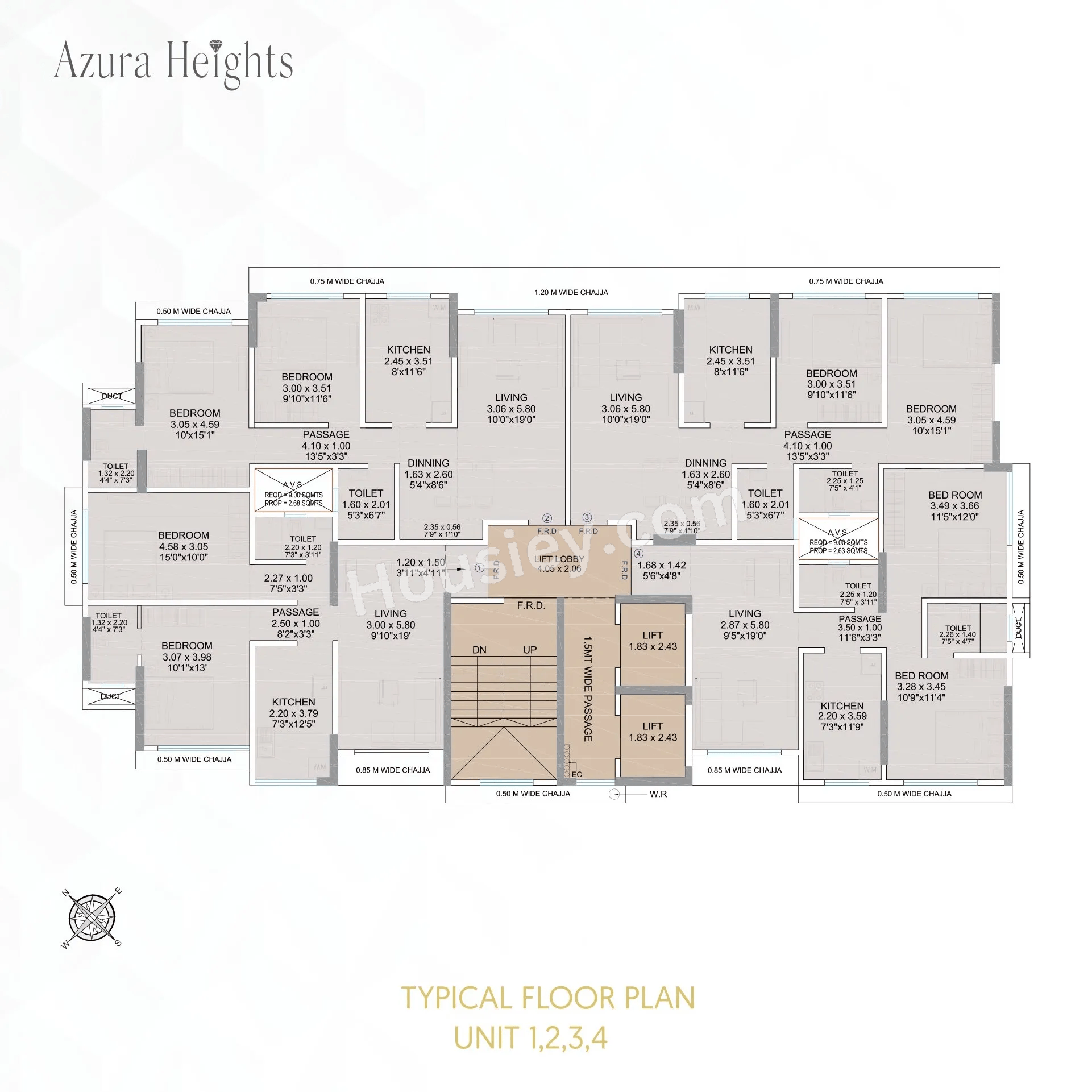Infra Azura Heights Floor plan 3