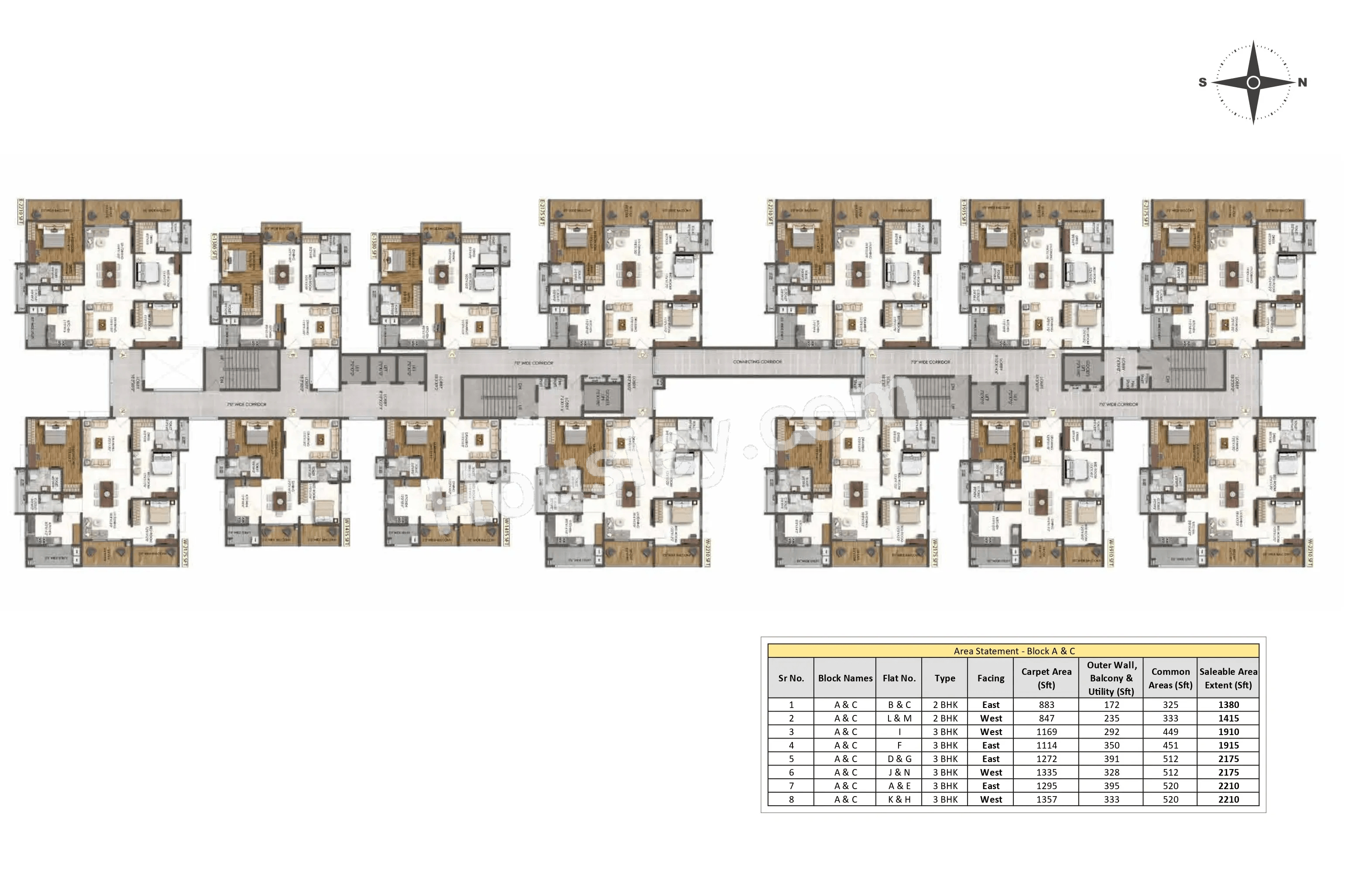 Jain Central Park East Floor plan 1