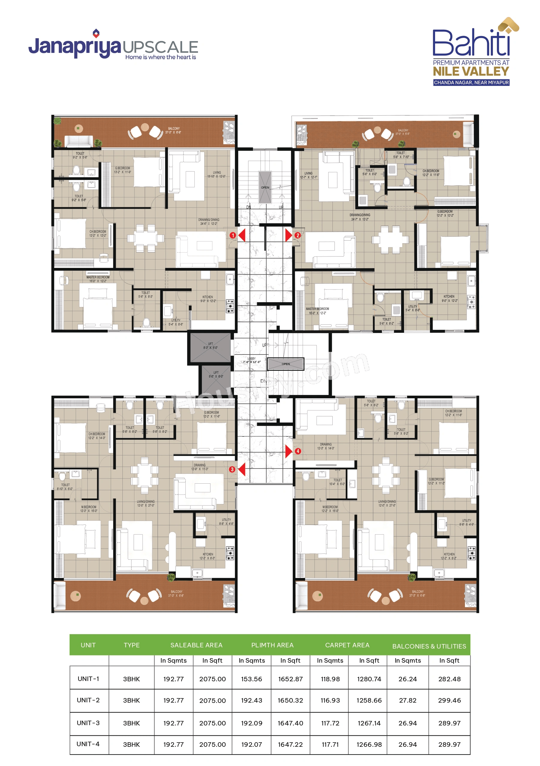 Janapriya Bahiti Floor plan 2