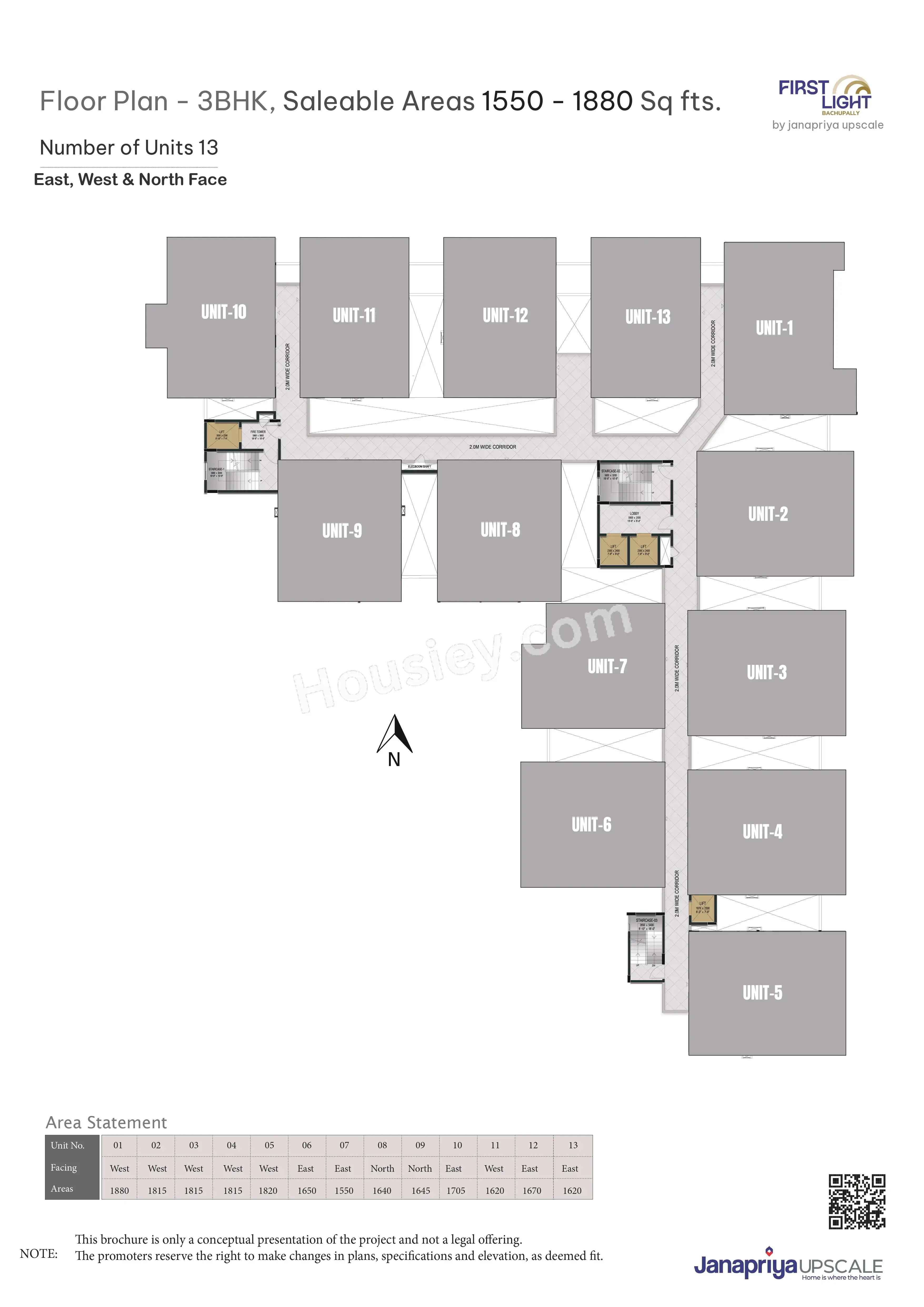 Janapriya Upscale First Light Floor plan 2