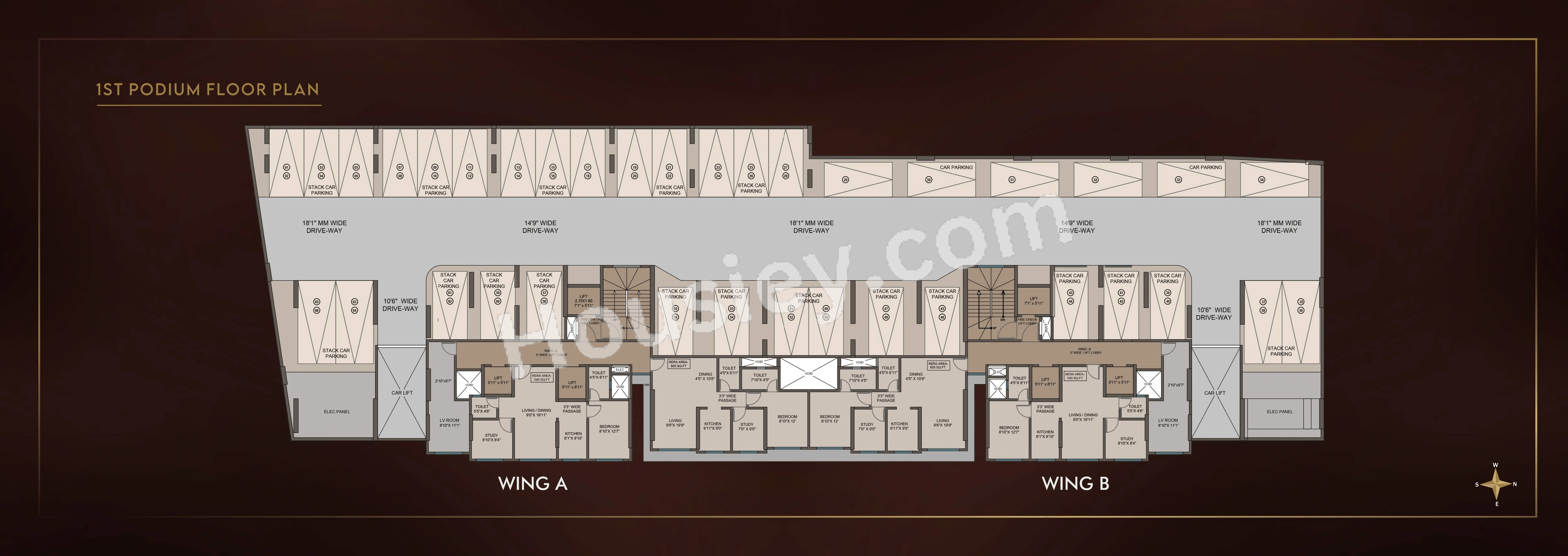 Jaydeep One Floor plan 3