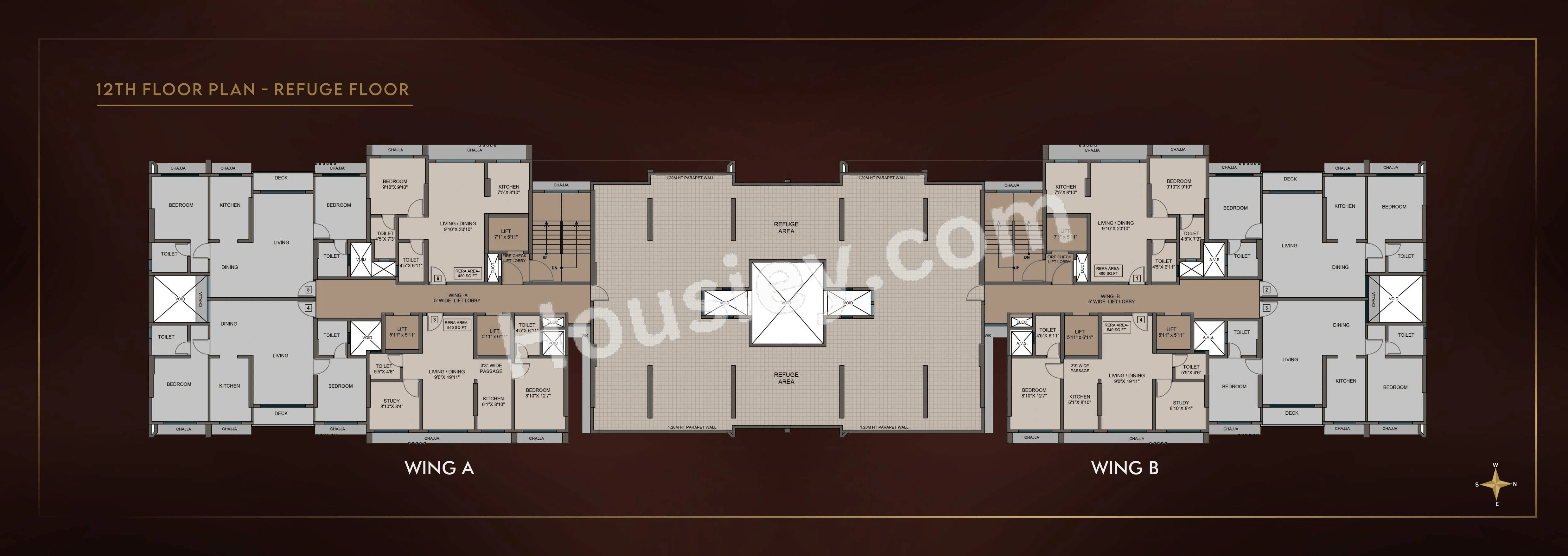Jaydeep One Floor plan 6