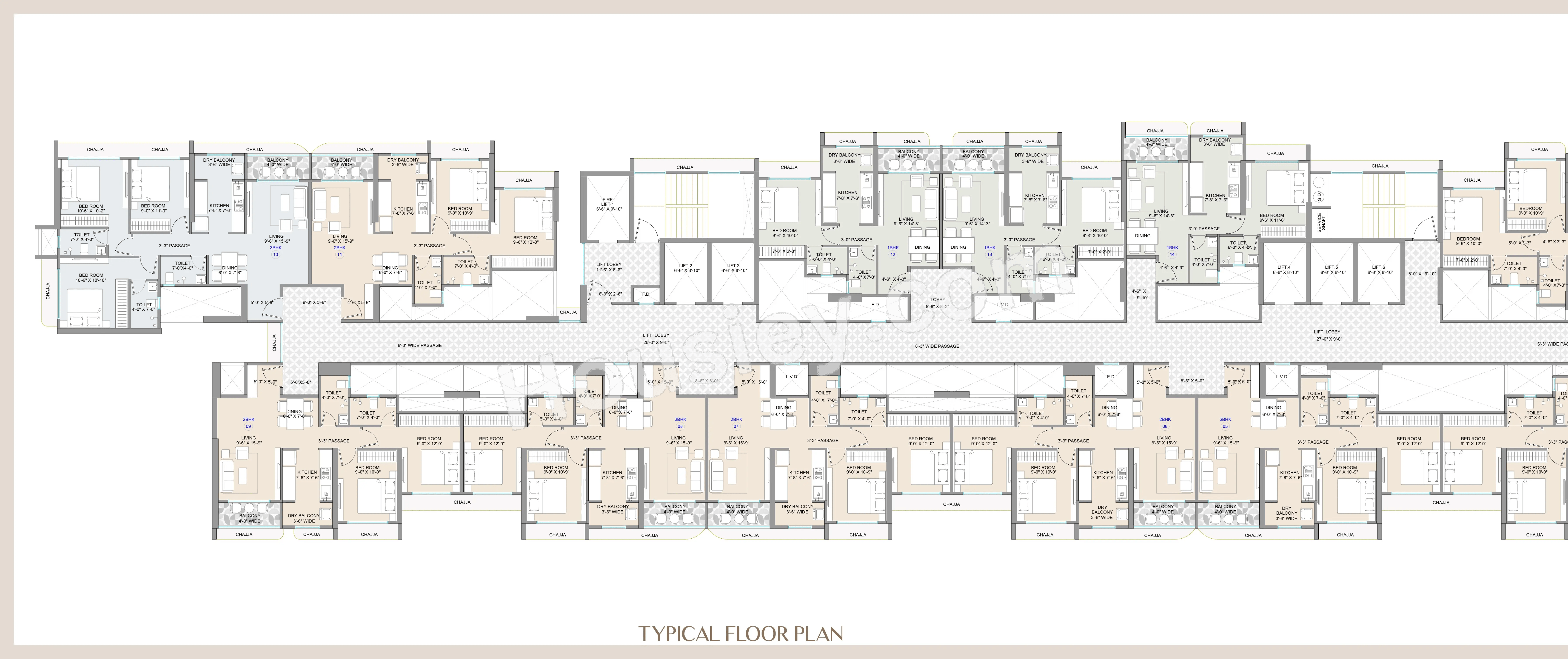JH Zojwalla Regency Park Floor Plan