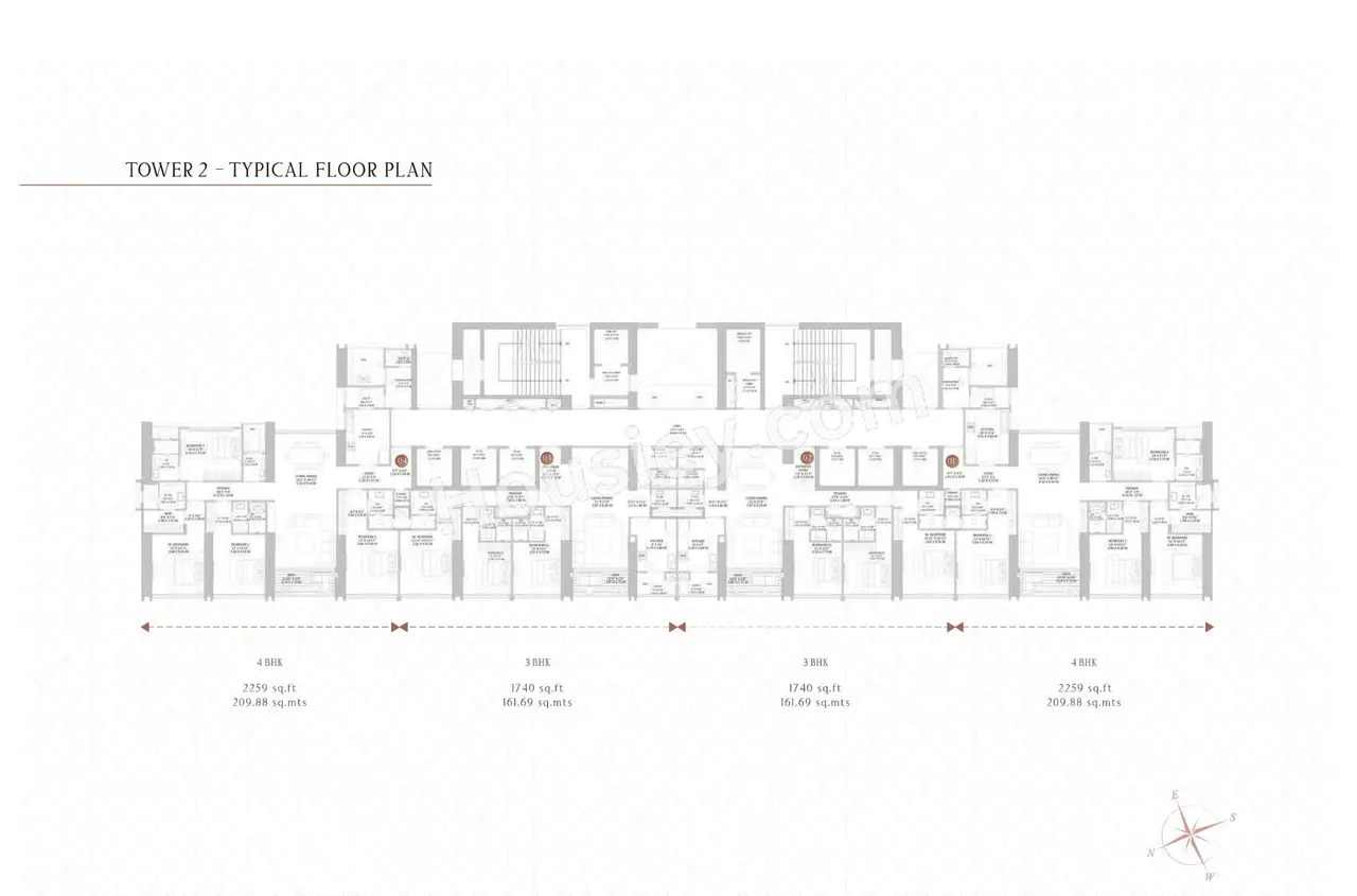 K Raheja Modern Vivarea Master Plan