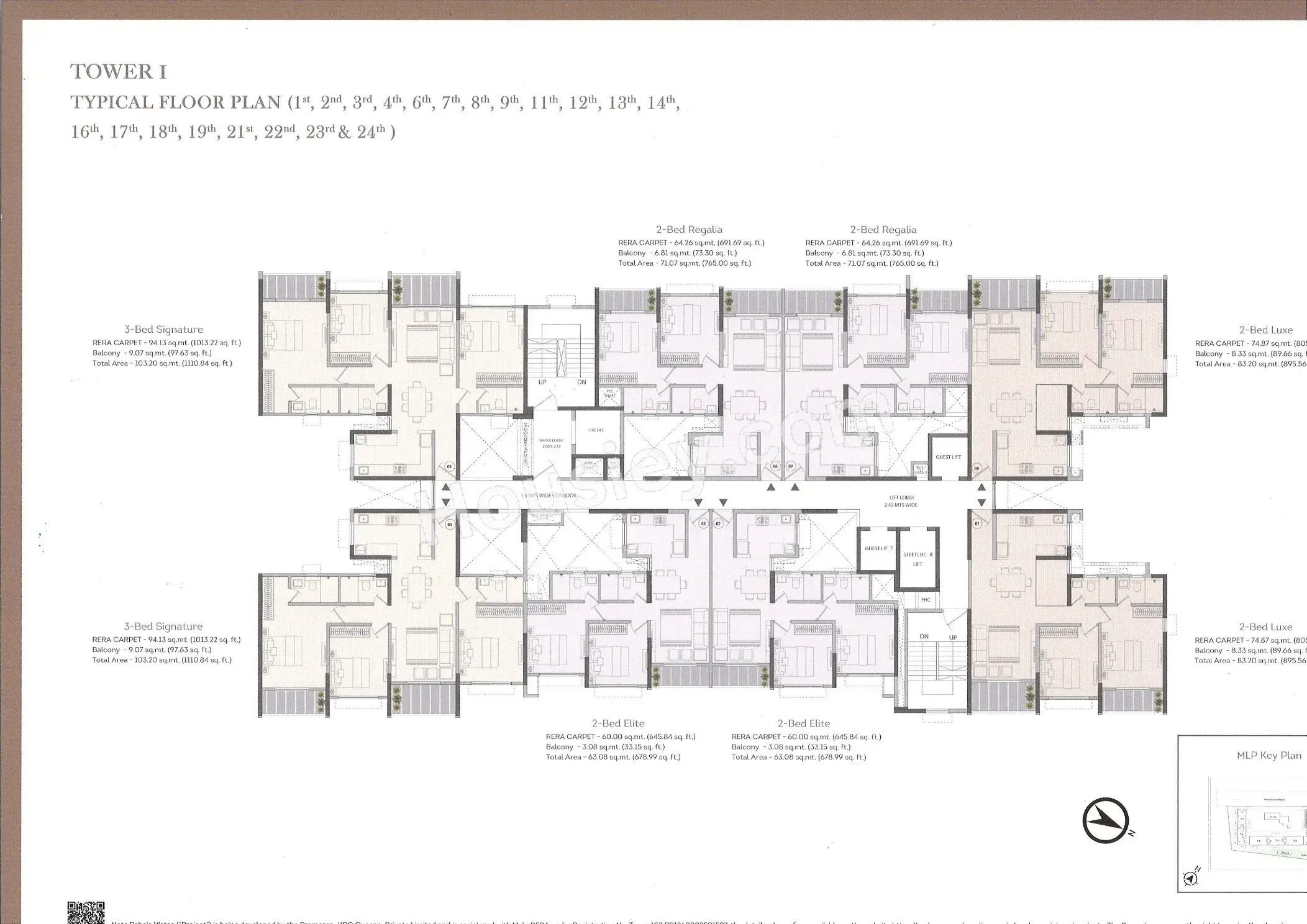 K Raheja Vistas Floor plan 3