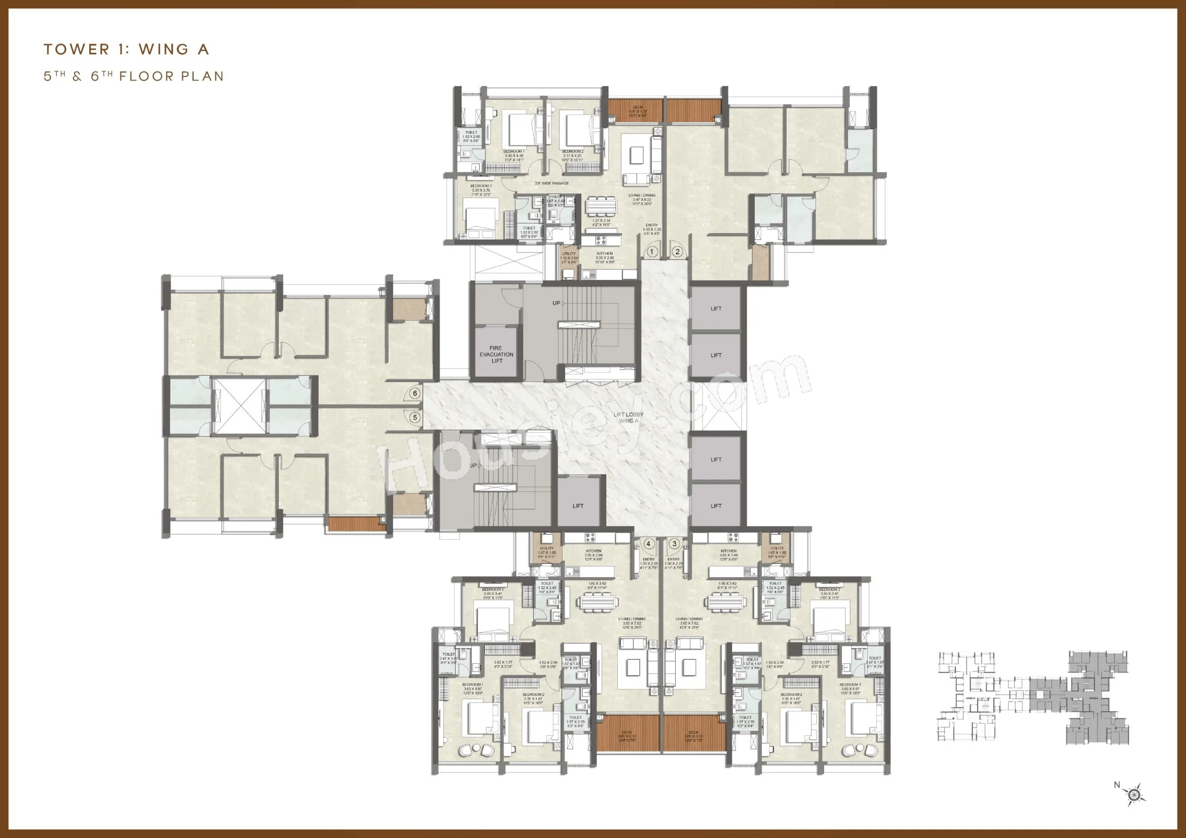 Kalpataru Lokhandwala Floor plan 5