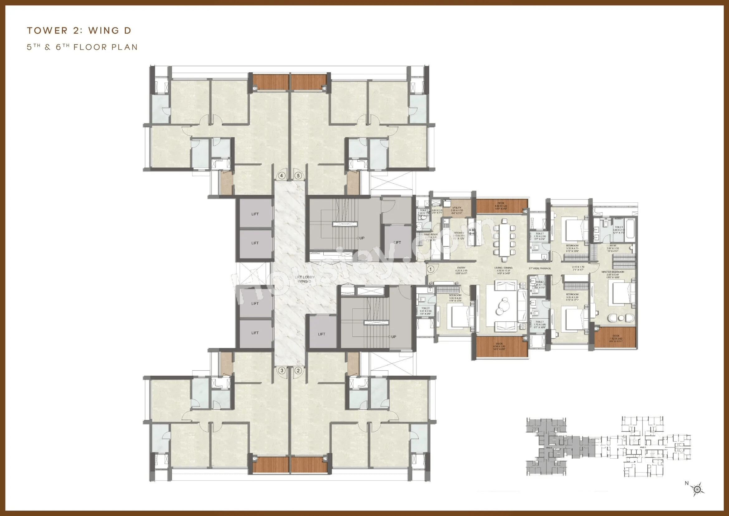 Kalpataru Lokhandwala Floor plan 14