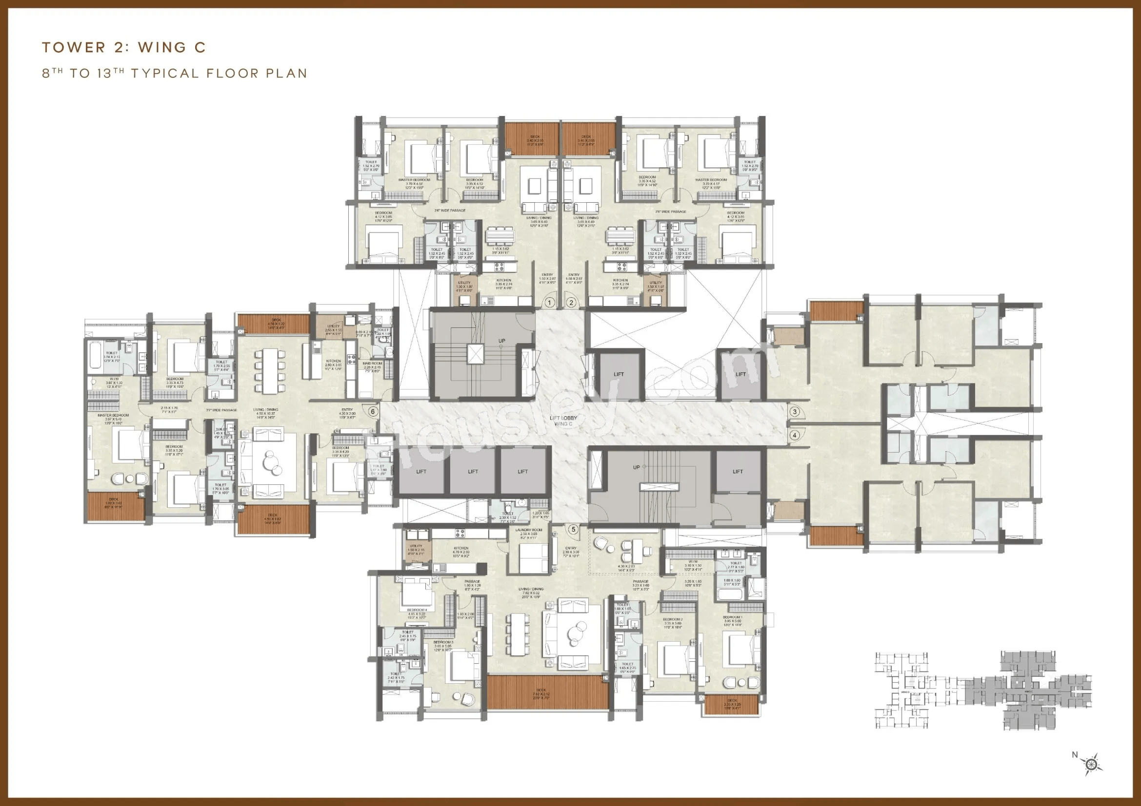 Kalpataru Vian Floor plan 13