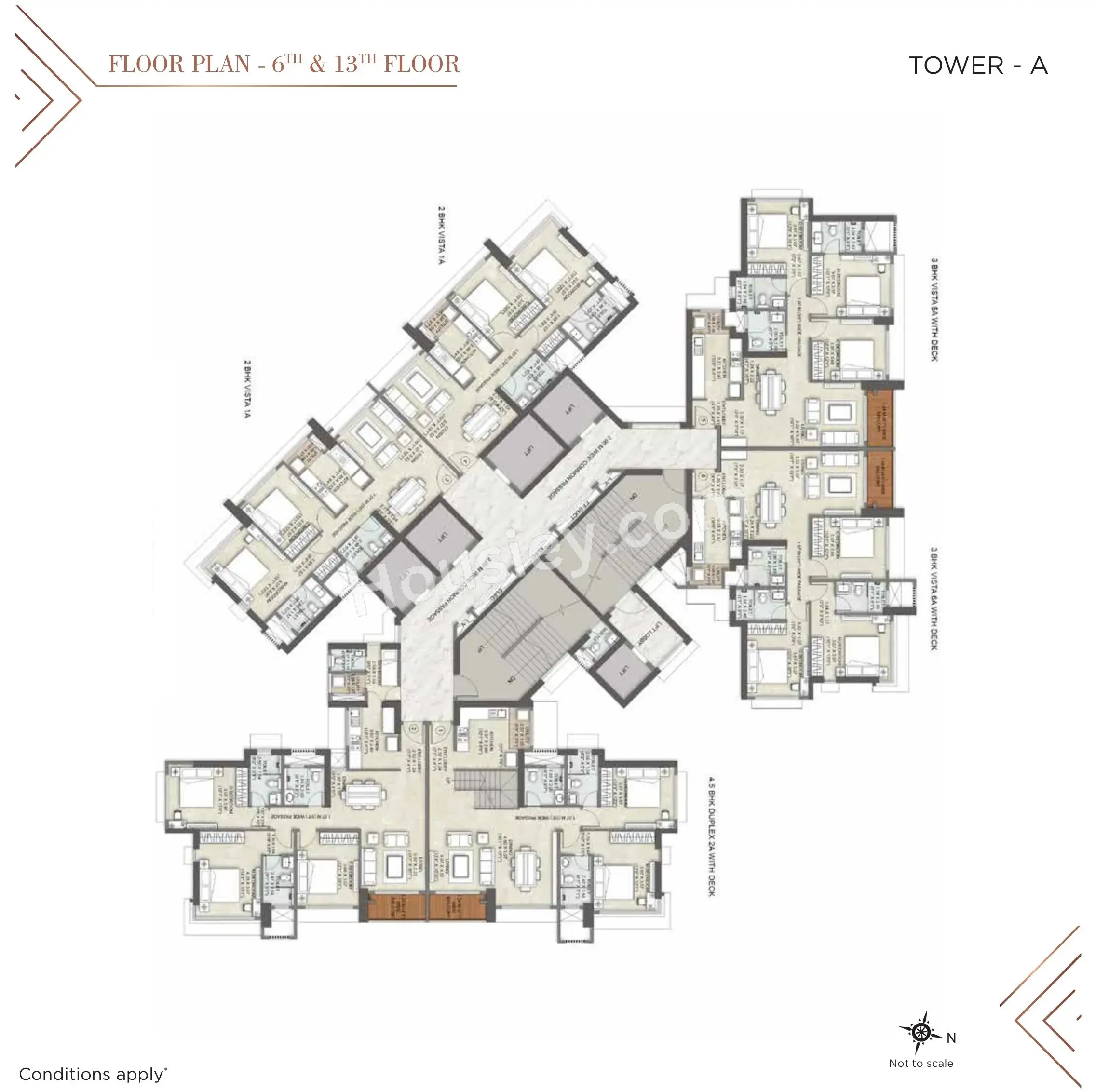 Kalpataru Vienta Floor plan 1