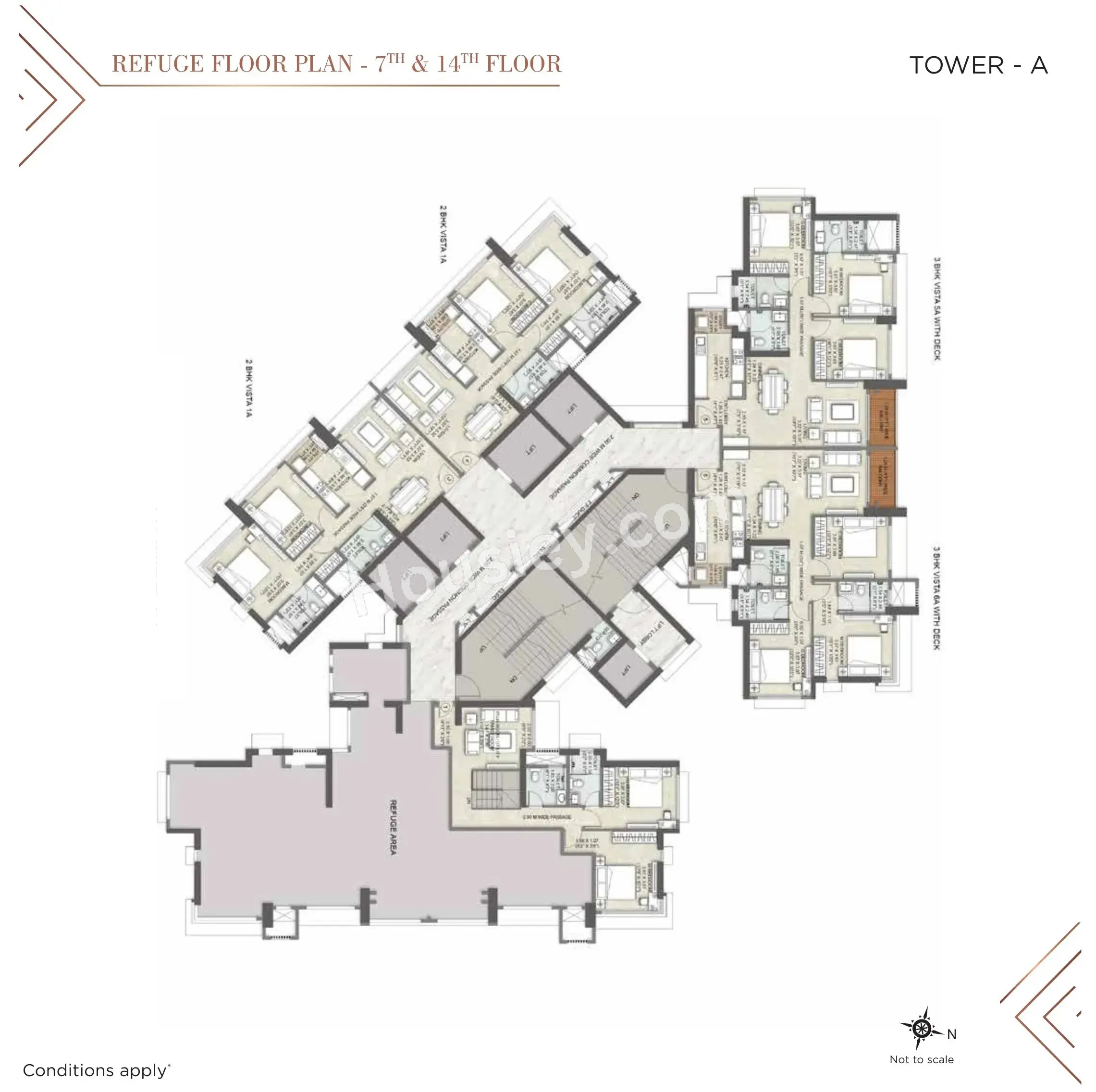 Kalpataru Vienta Floor plan 3