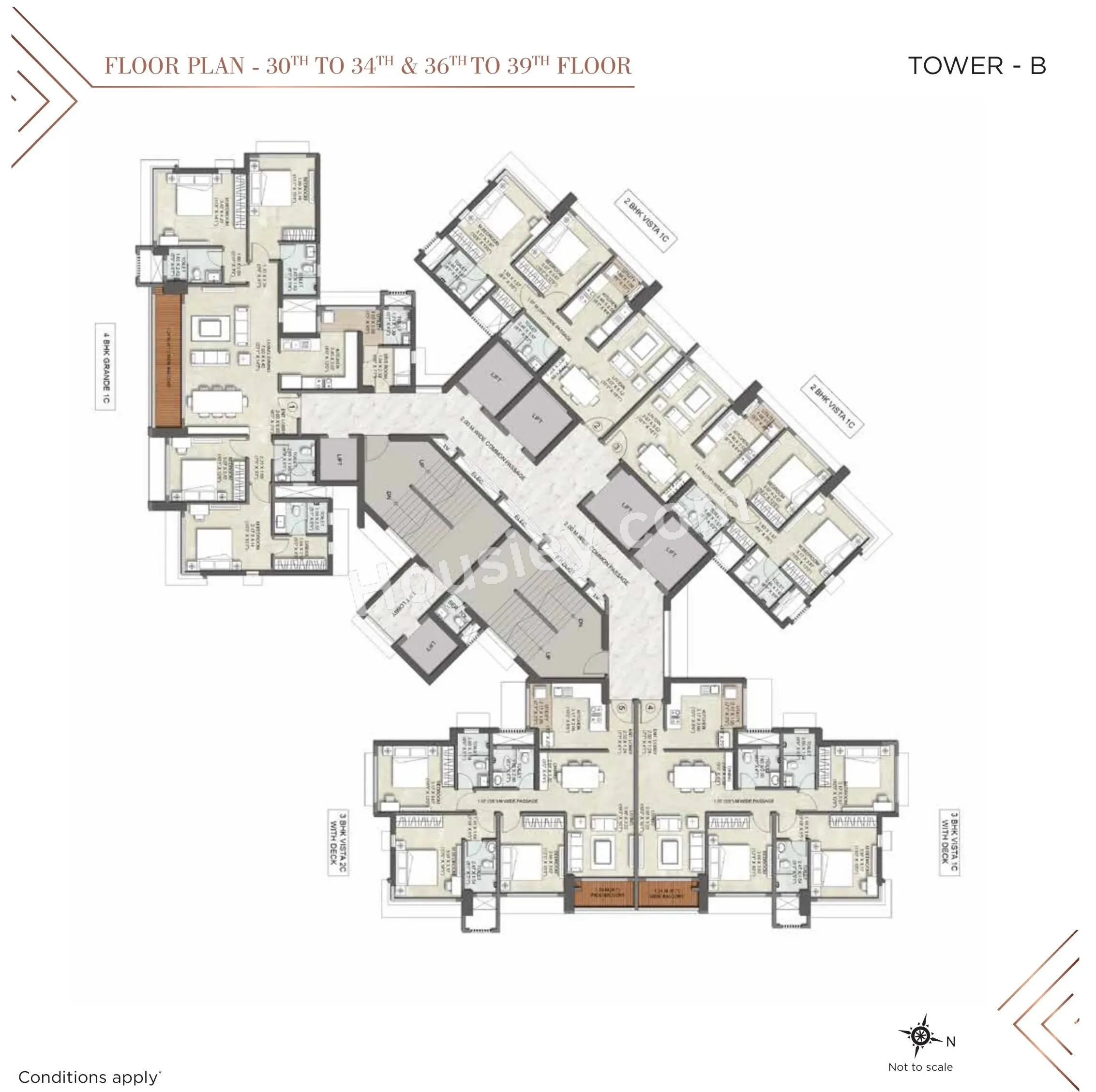 Kalpataru Vienta Floor plan 9
