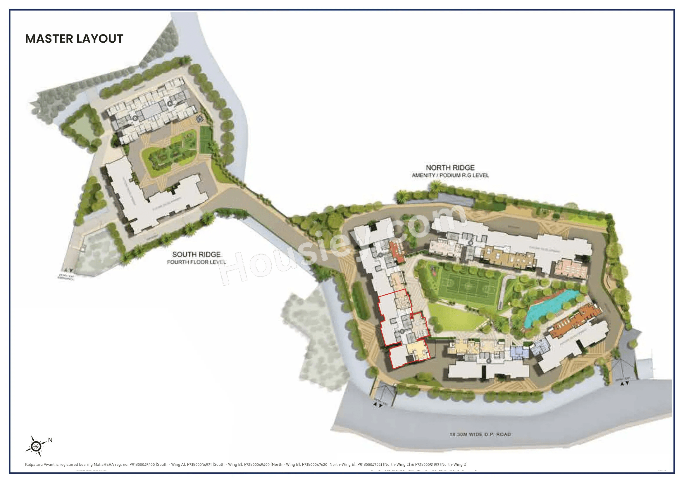 Kalpataru Vivant Floor plan 2