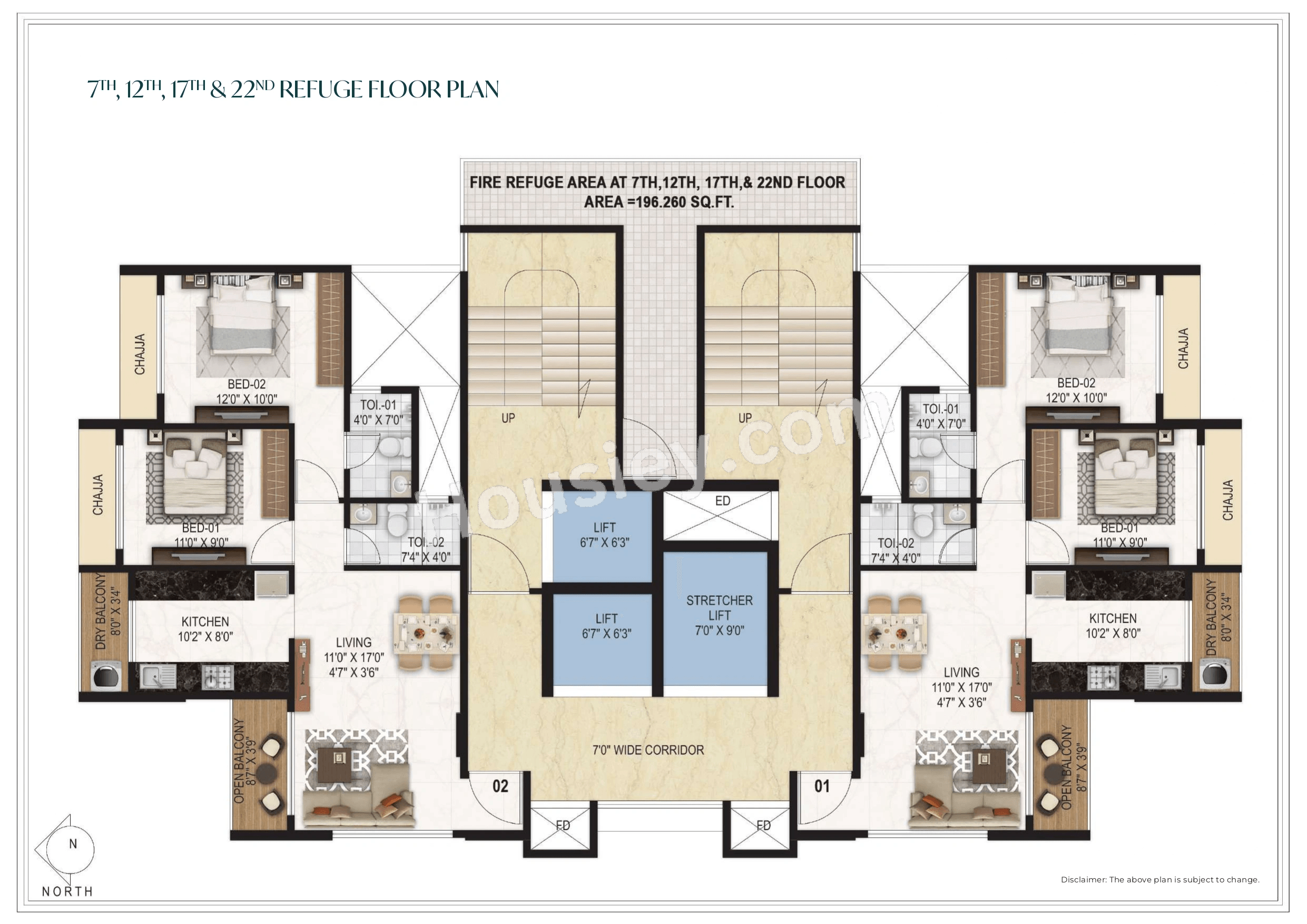 Kamdhenu Zenith Floor plan 3