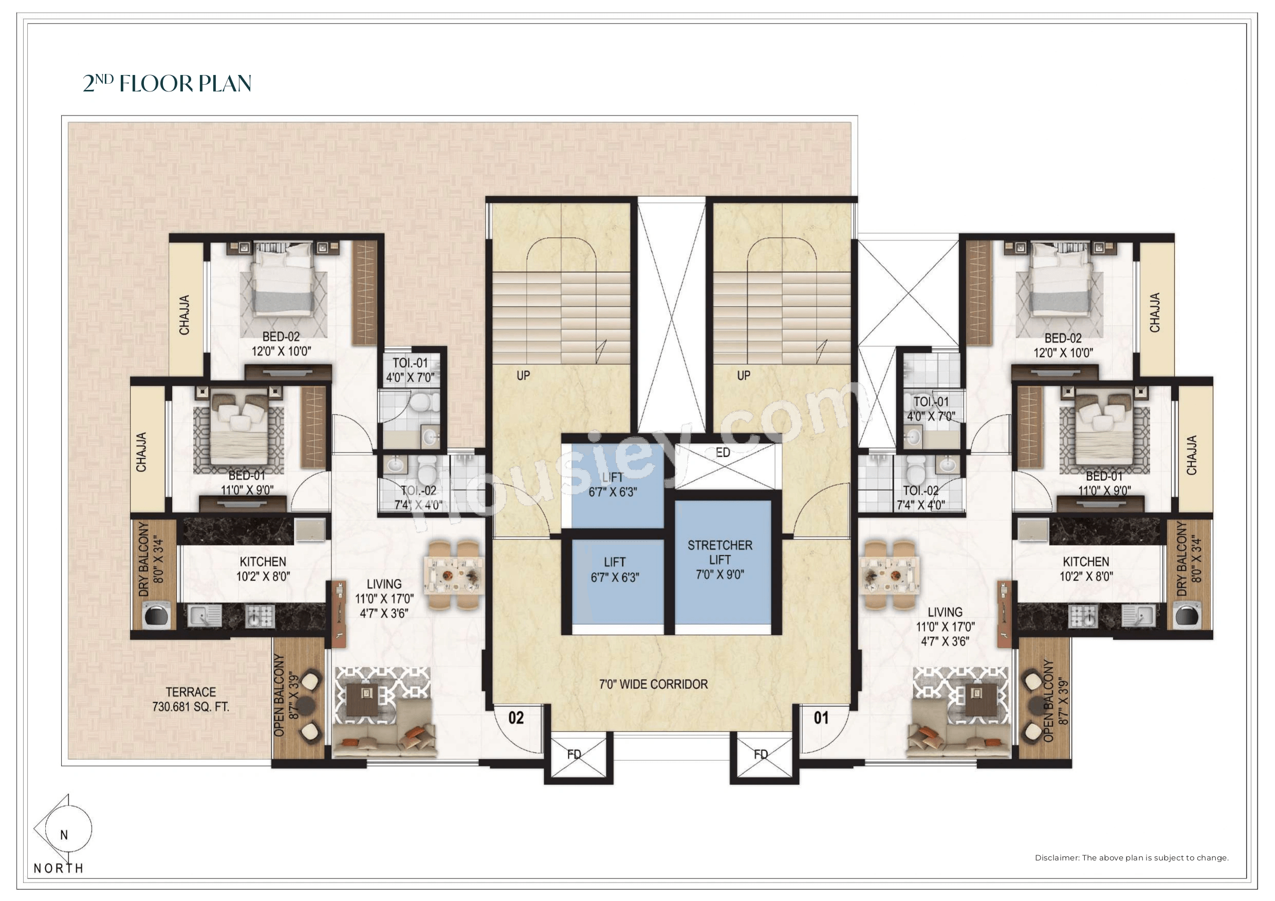 Kamdhenu Zenith Floor plan 4