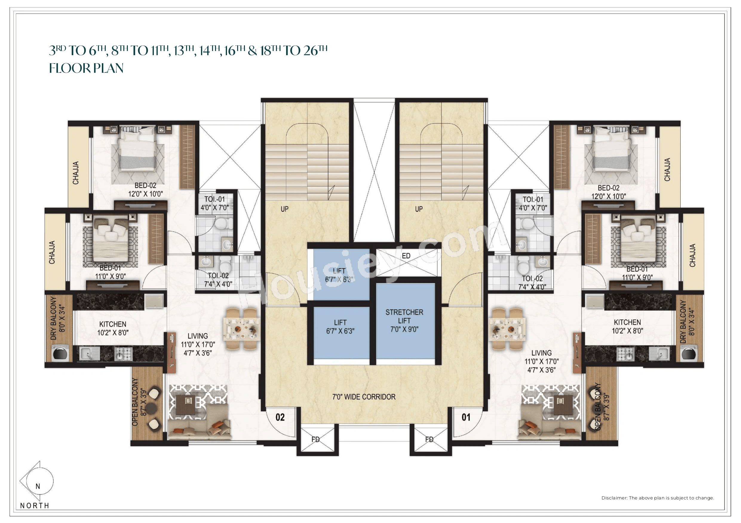 Kamdhenu Zenith Floor plan 5