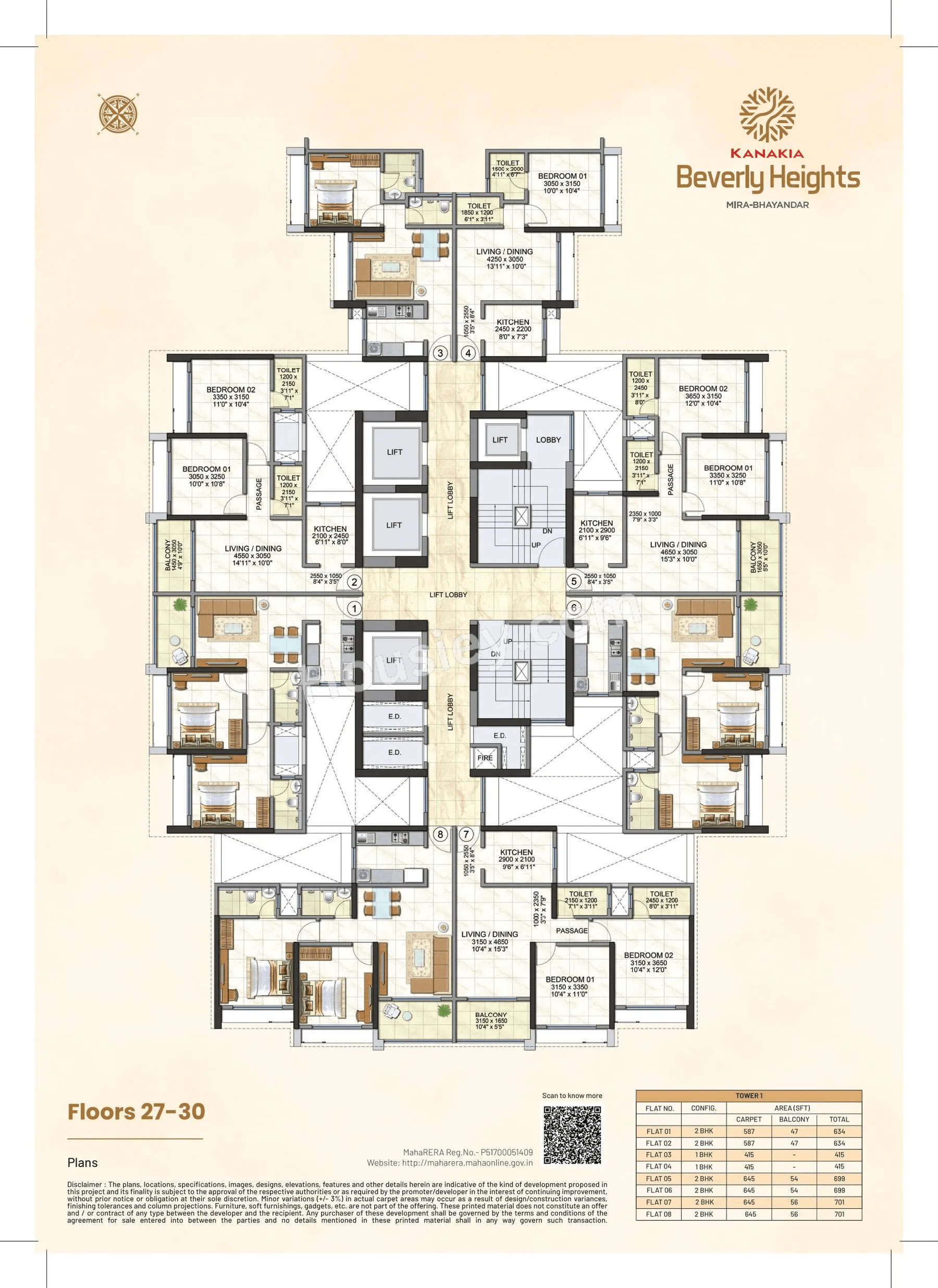 Kanakia Beverly Heights Floor plan 2