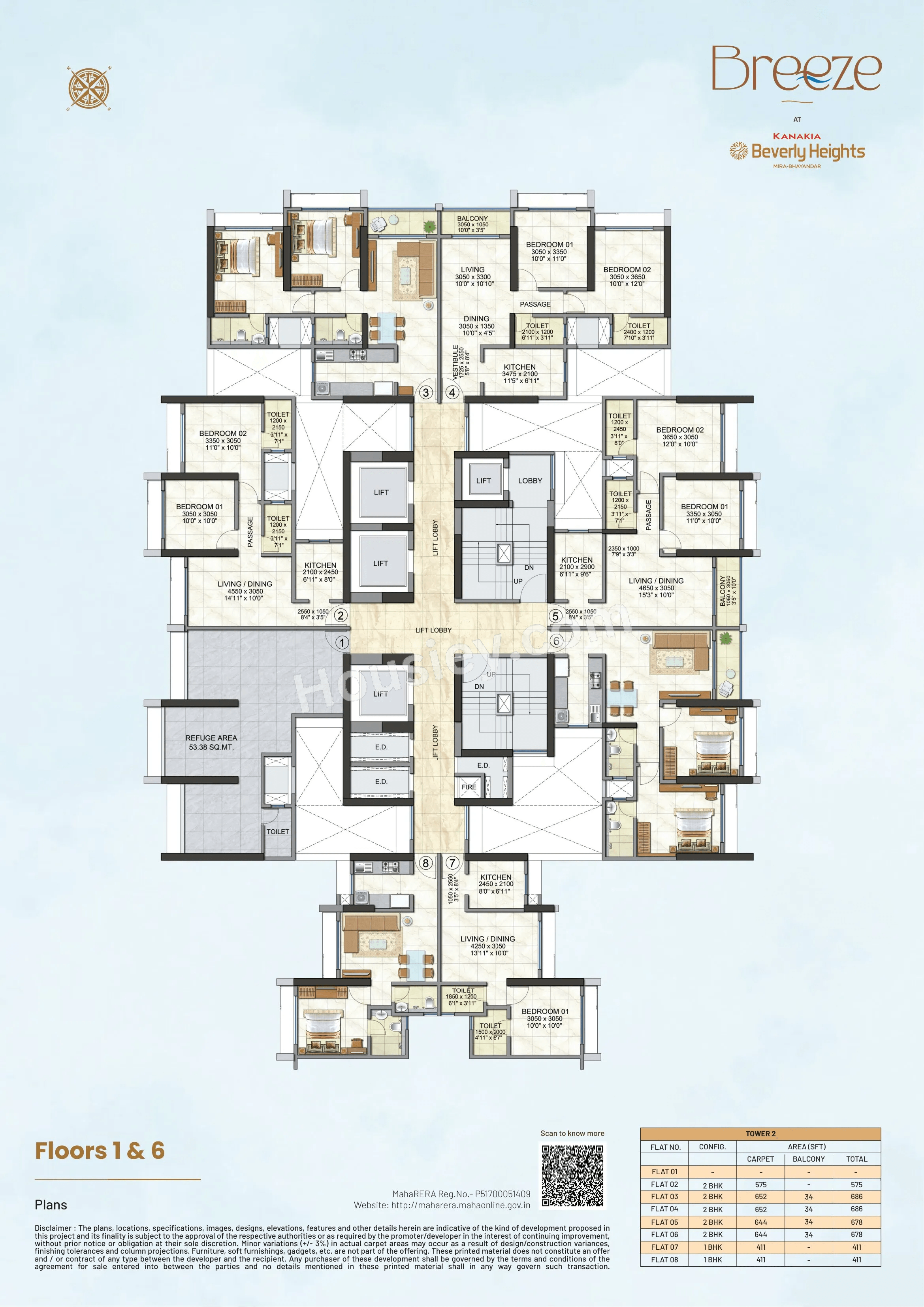 Kanakia Beverly Heights Floor plan 8