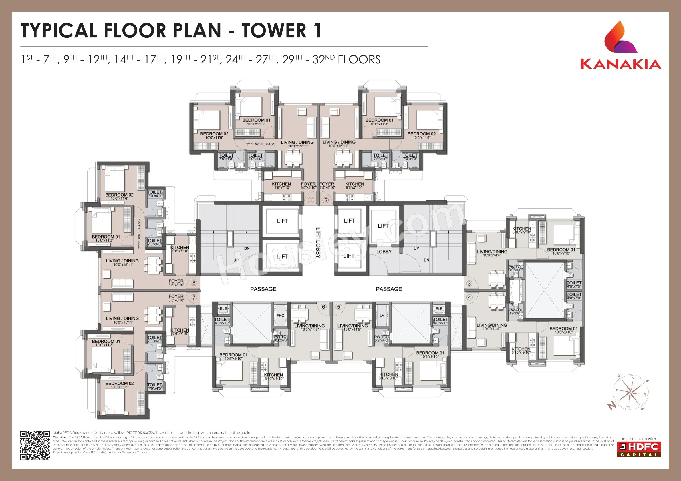 Kanakia Valley Floor plan 3