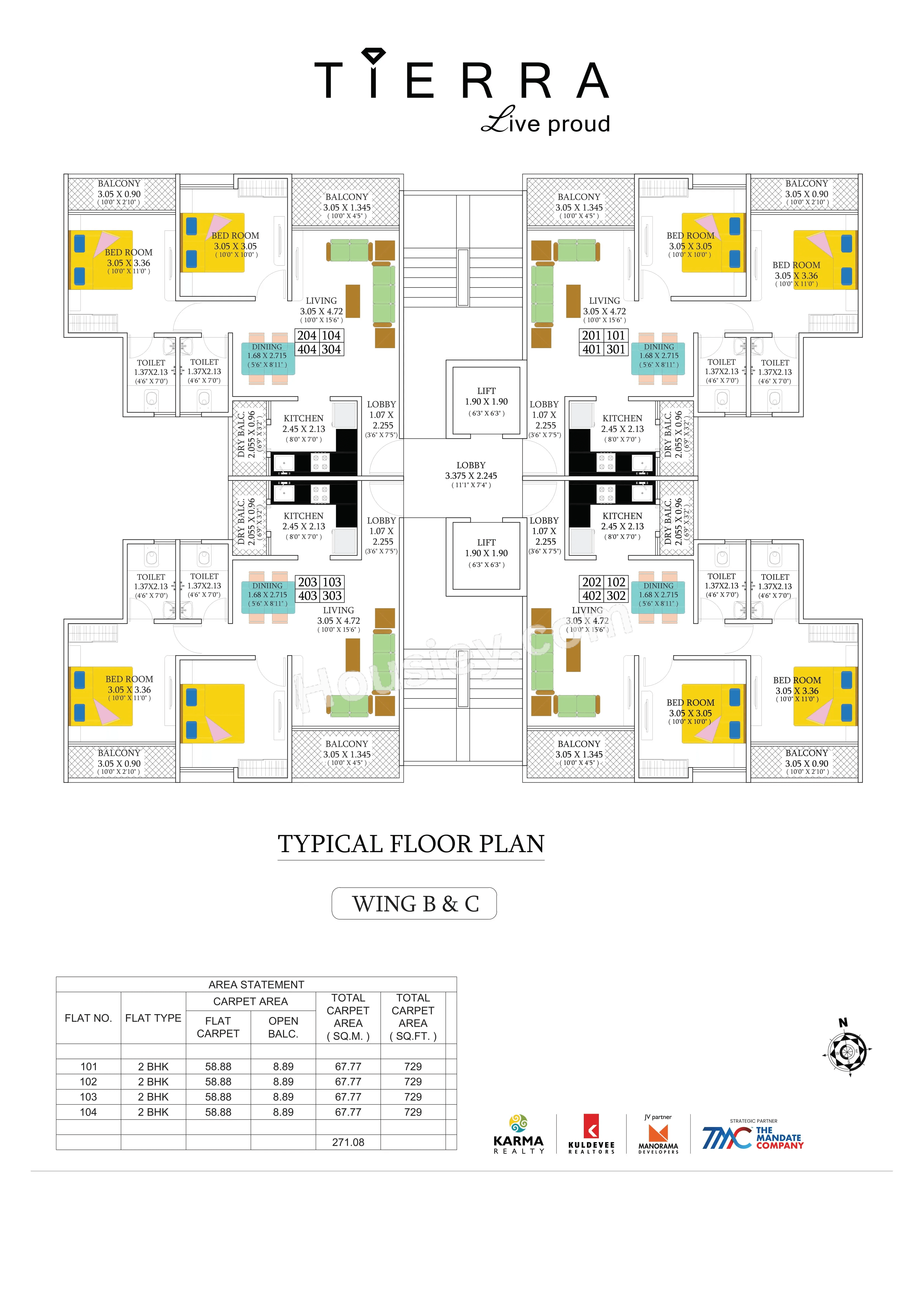 Karma Tierra Floor plan 3