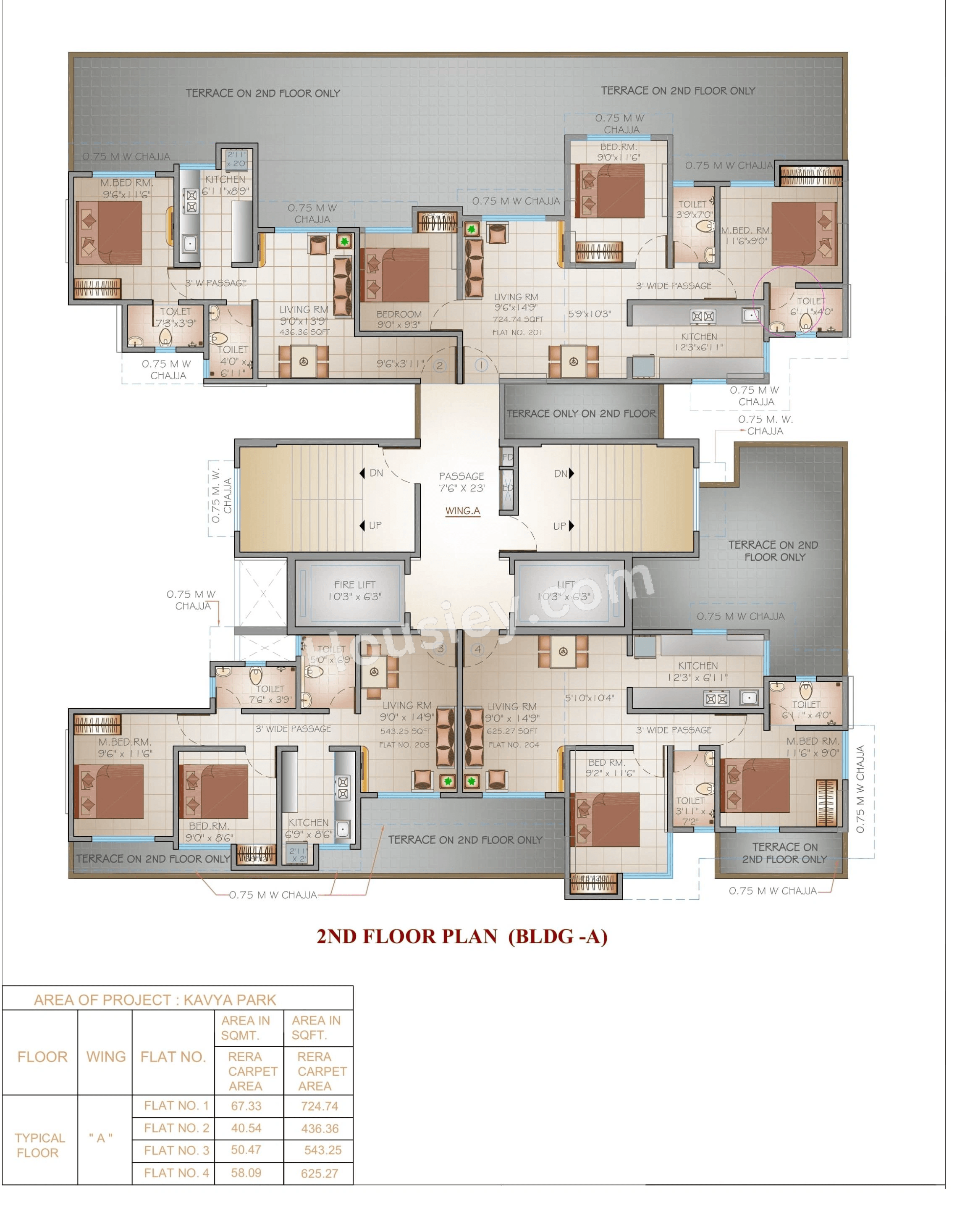 Kavya Park One Floor plan 1