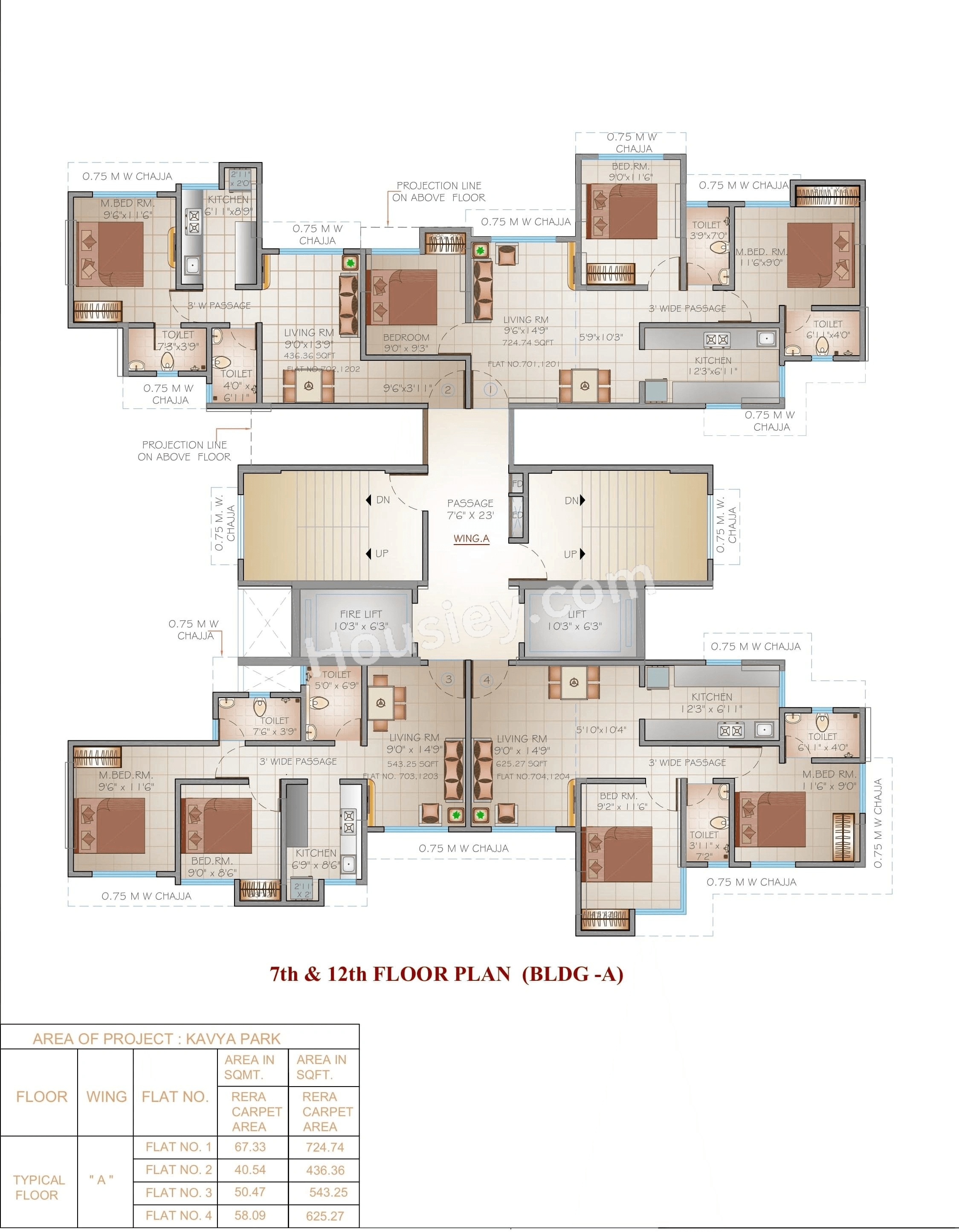 Kavya Park One Floor plan 4