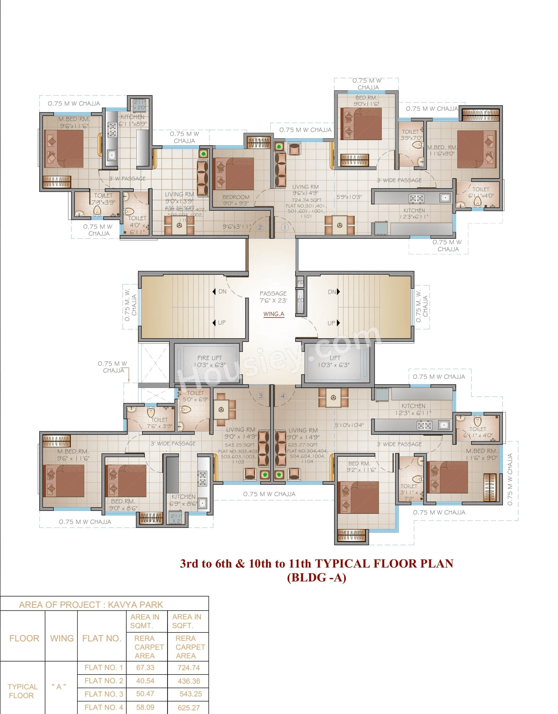 Kavya Park One Floor plan 6
