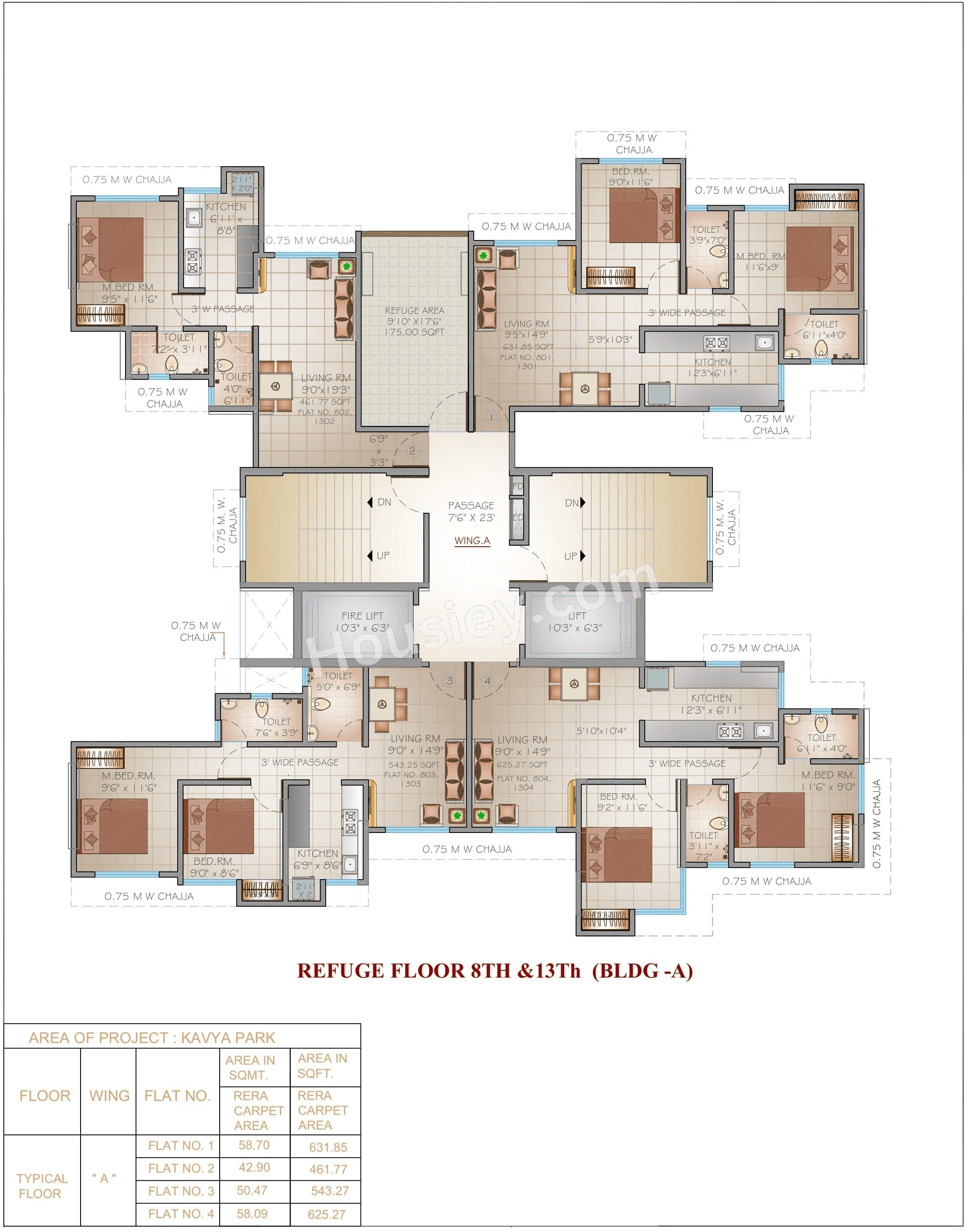 Kavya Park One Floor plan 7