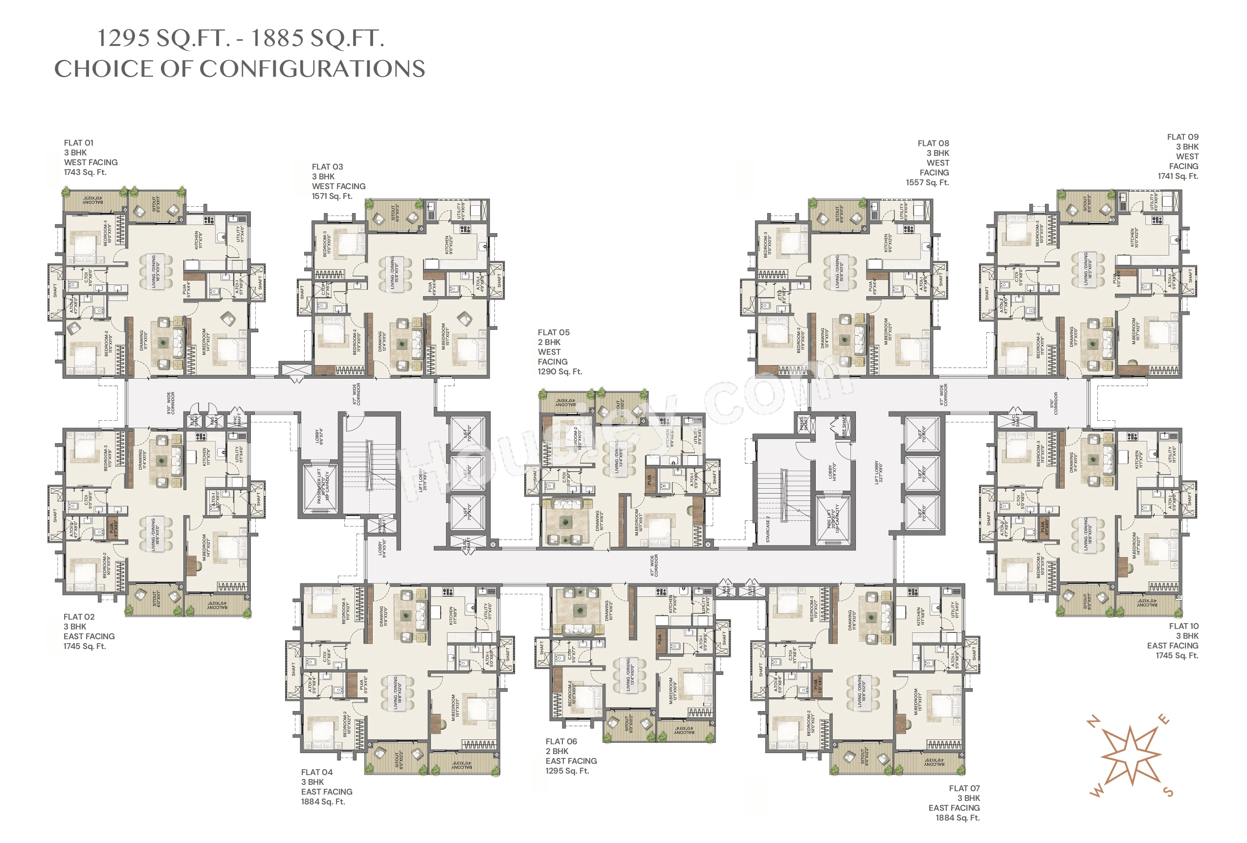Keerthi Nandini The Ascent Floor Plan