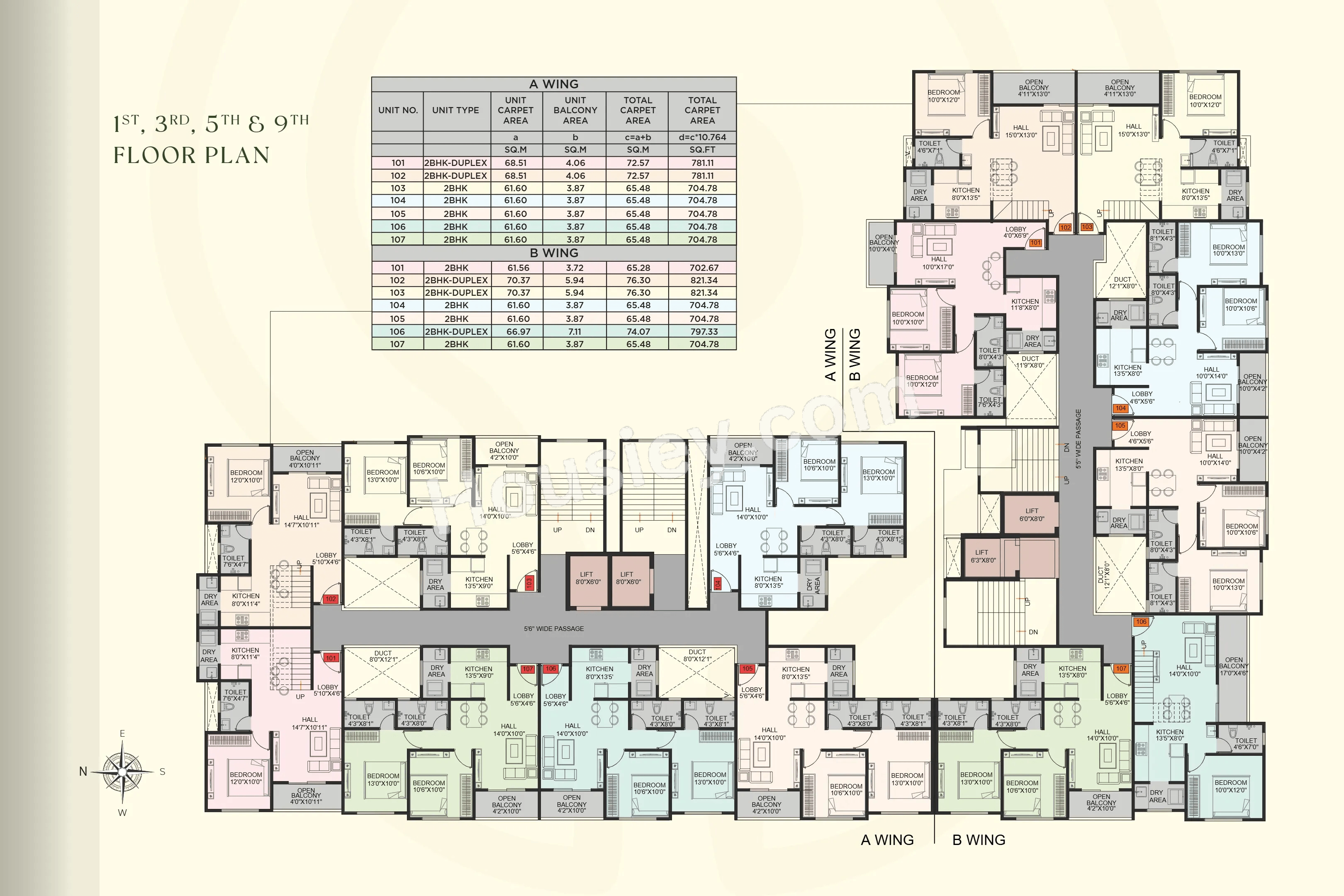 Kera Tranquil Floor plan 1