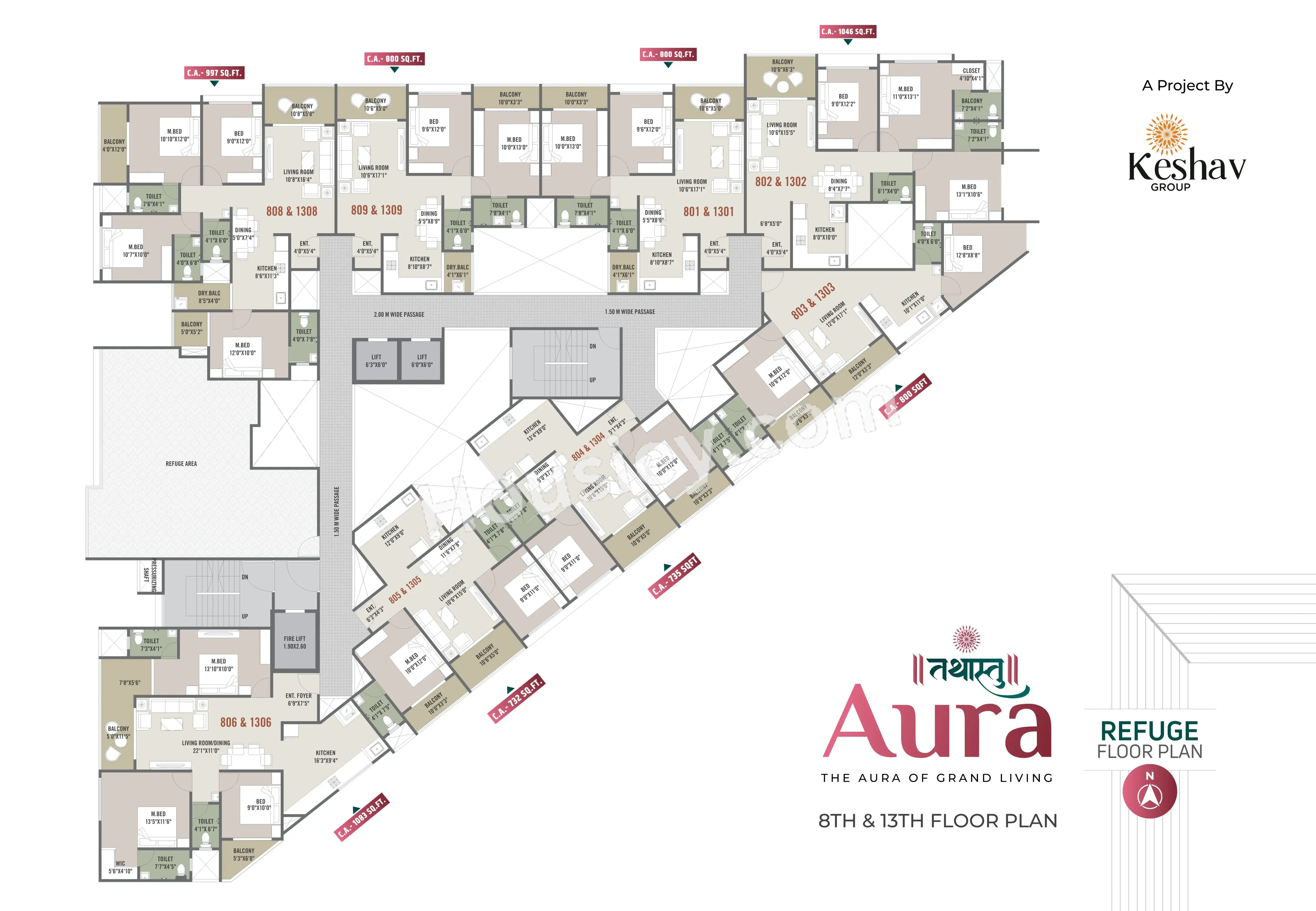 Keshav Tathastu Aura Floor plan 2