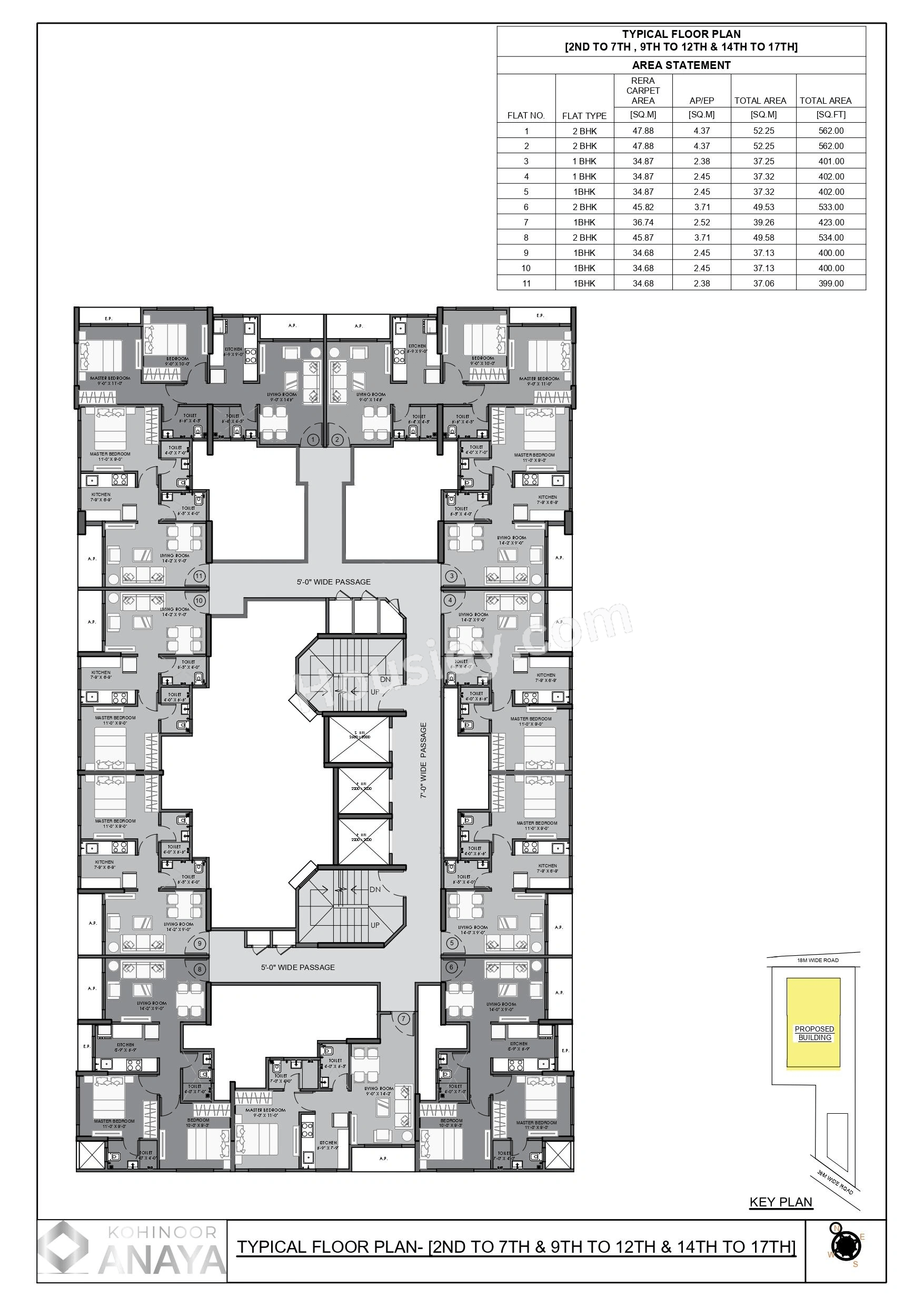 Kohinoor Anaya Master Plan
